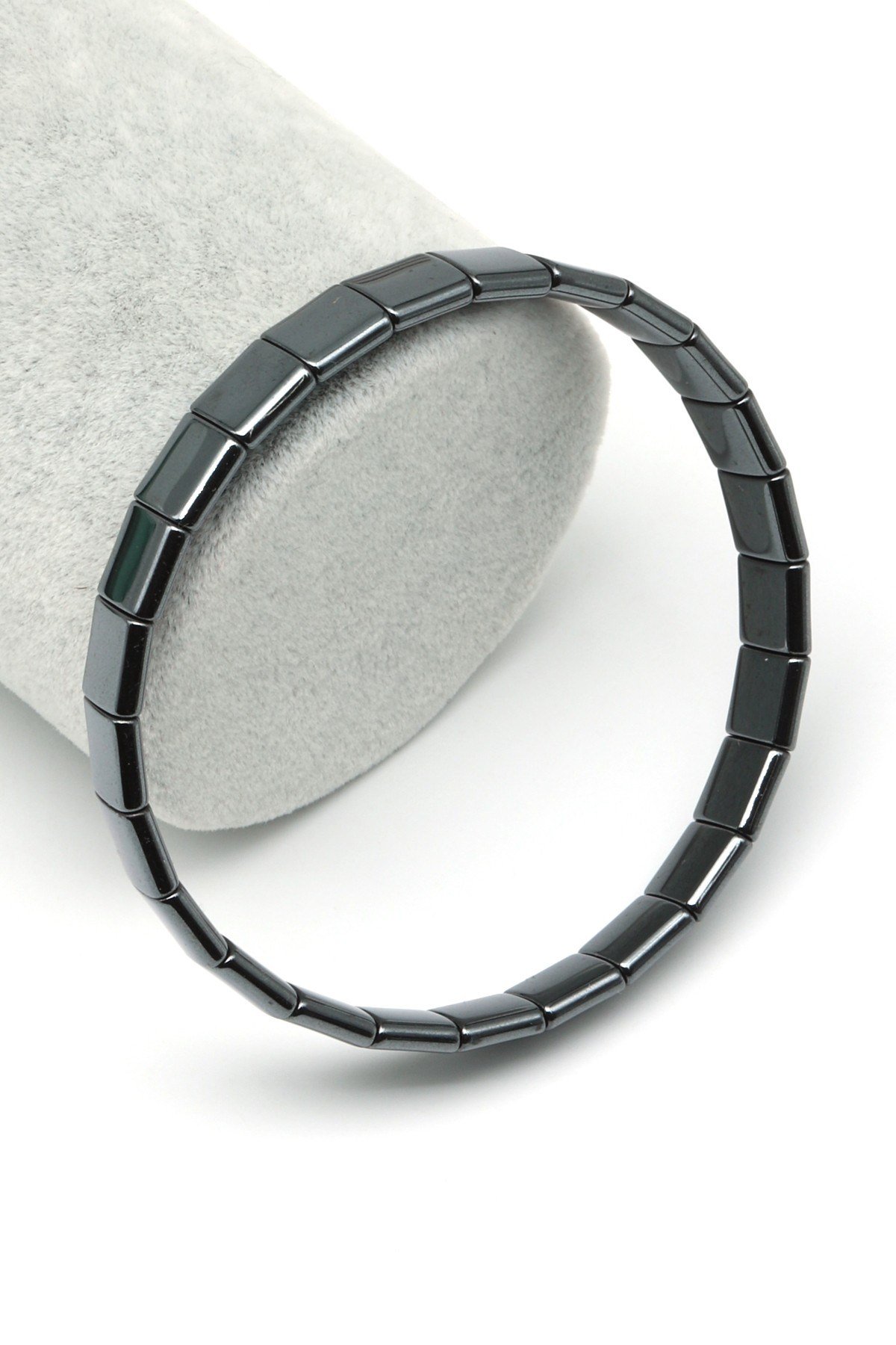 Hematit Doğal Taş Bileklik 8 x 8 mm Özel Kesim - BLK-2572