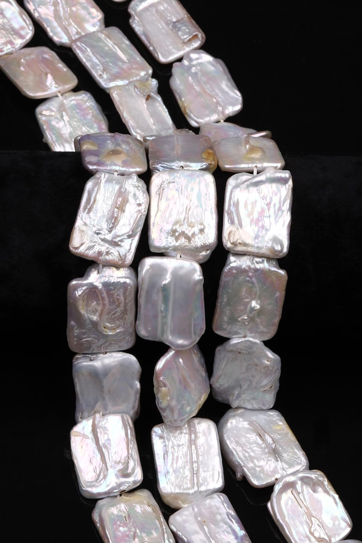 İnci Doğal Taş Dizi 18 x 25 mm Dikdörtgen Kesim