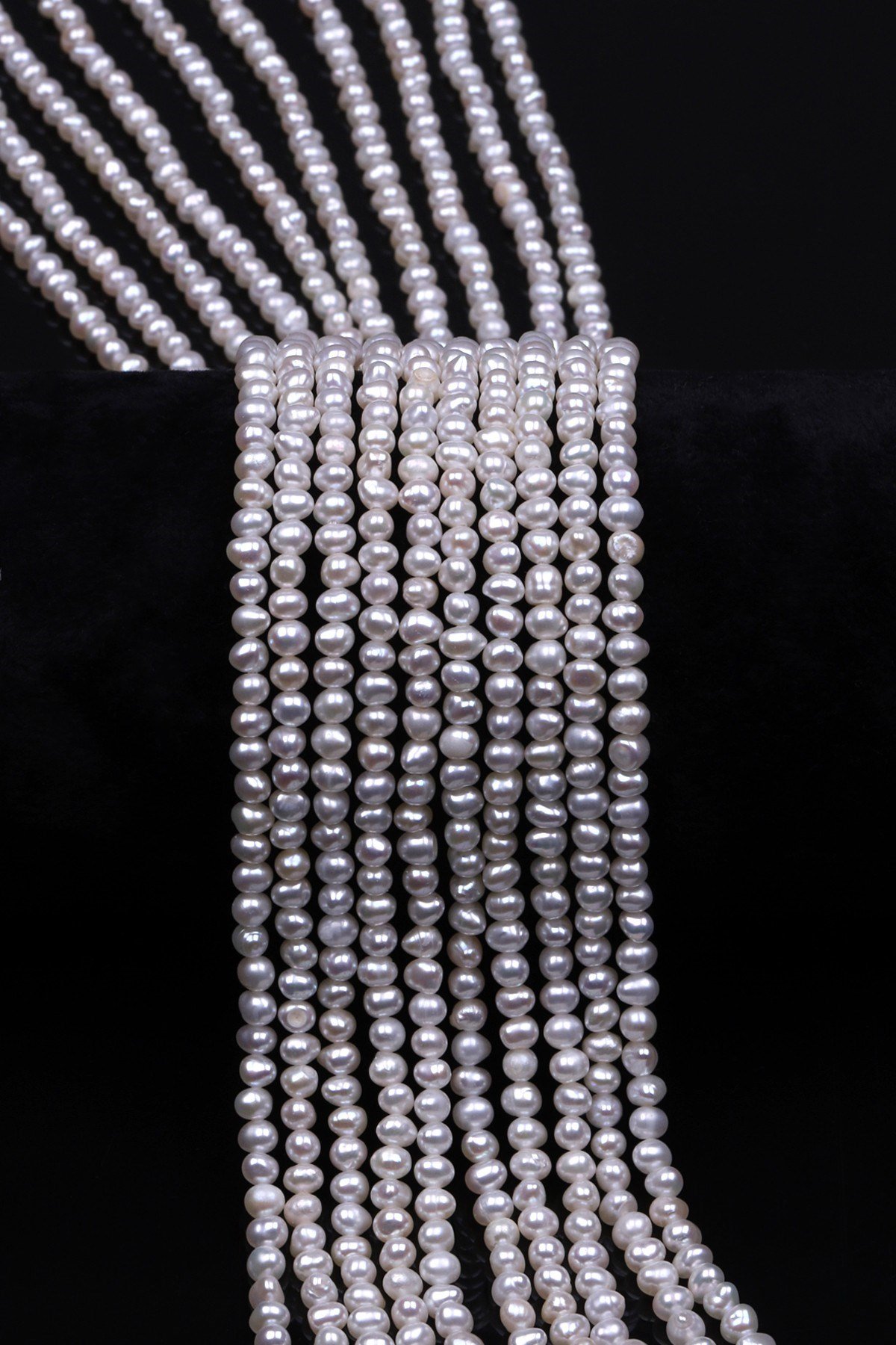 İnci Doğal Taş Dizi 2 x 3 mm Özel Kesim - DZ-1382