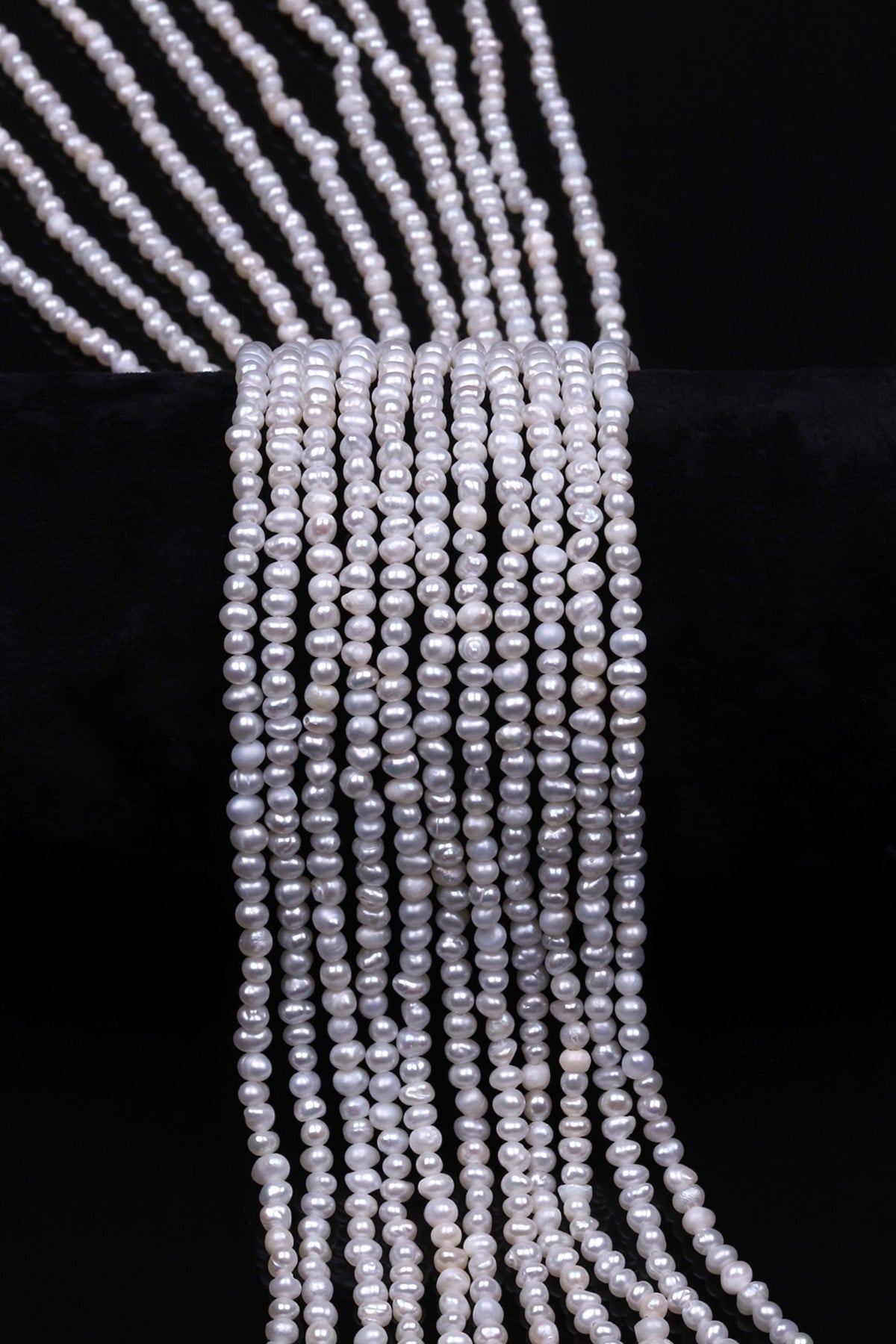 İnci Doğal Taş Dizi 2 x 3 mm Özel Kesim - DZ-1381