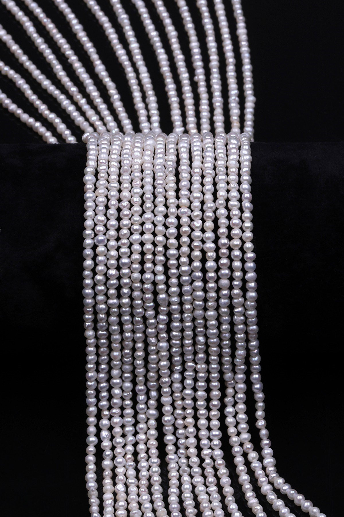 İnci Doğal Taş Dizi 2 x 3 mm Özel Kesim - DZ-1384