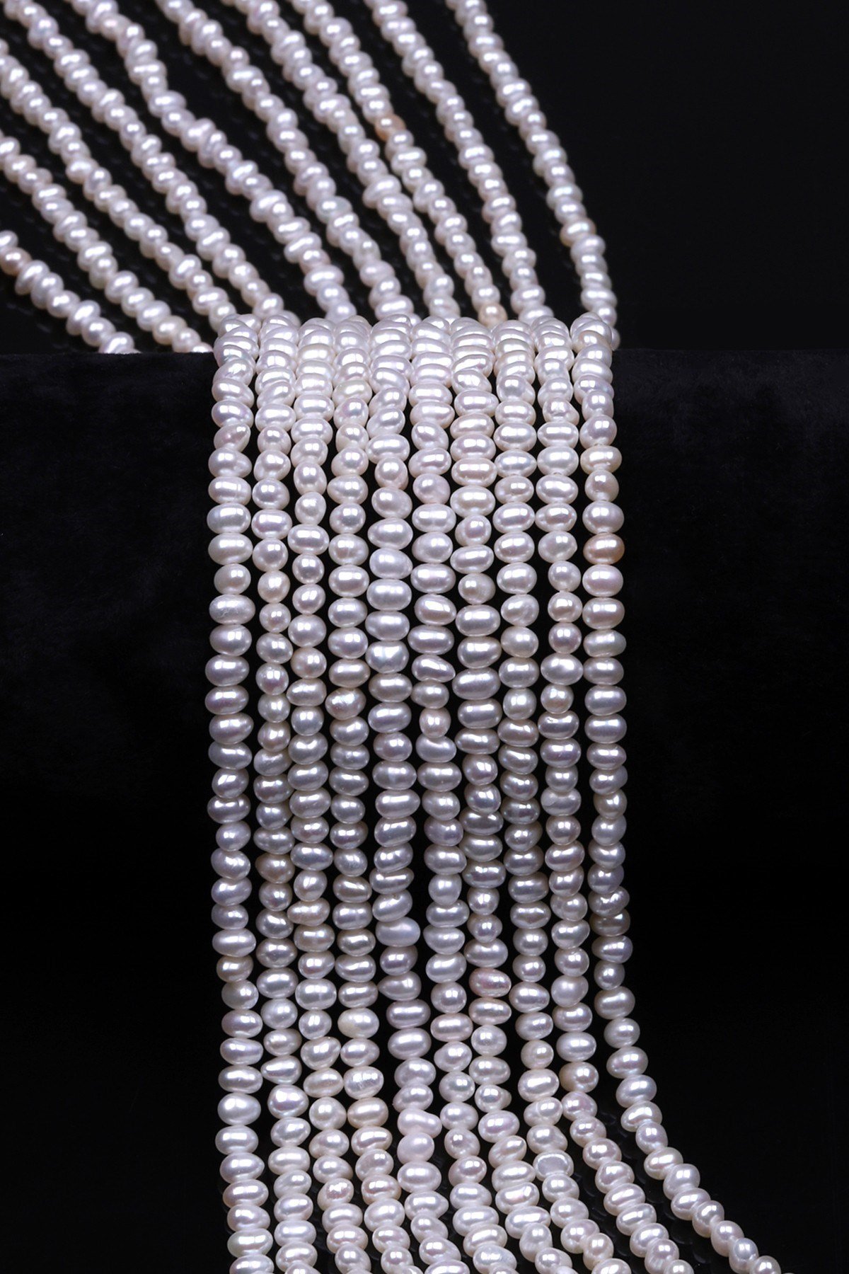 İnci Doğal Taş Dizi 2,5 x 3,2 mm Özel Kesim - DZ-1388