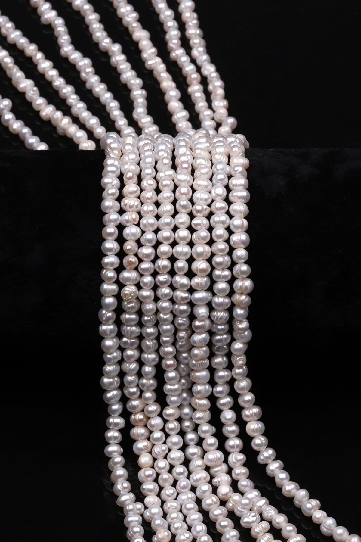 İnci Doğal Taş Dizi 3 x 4 mm Özel Kesim - DZ-0916