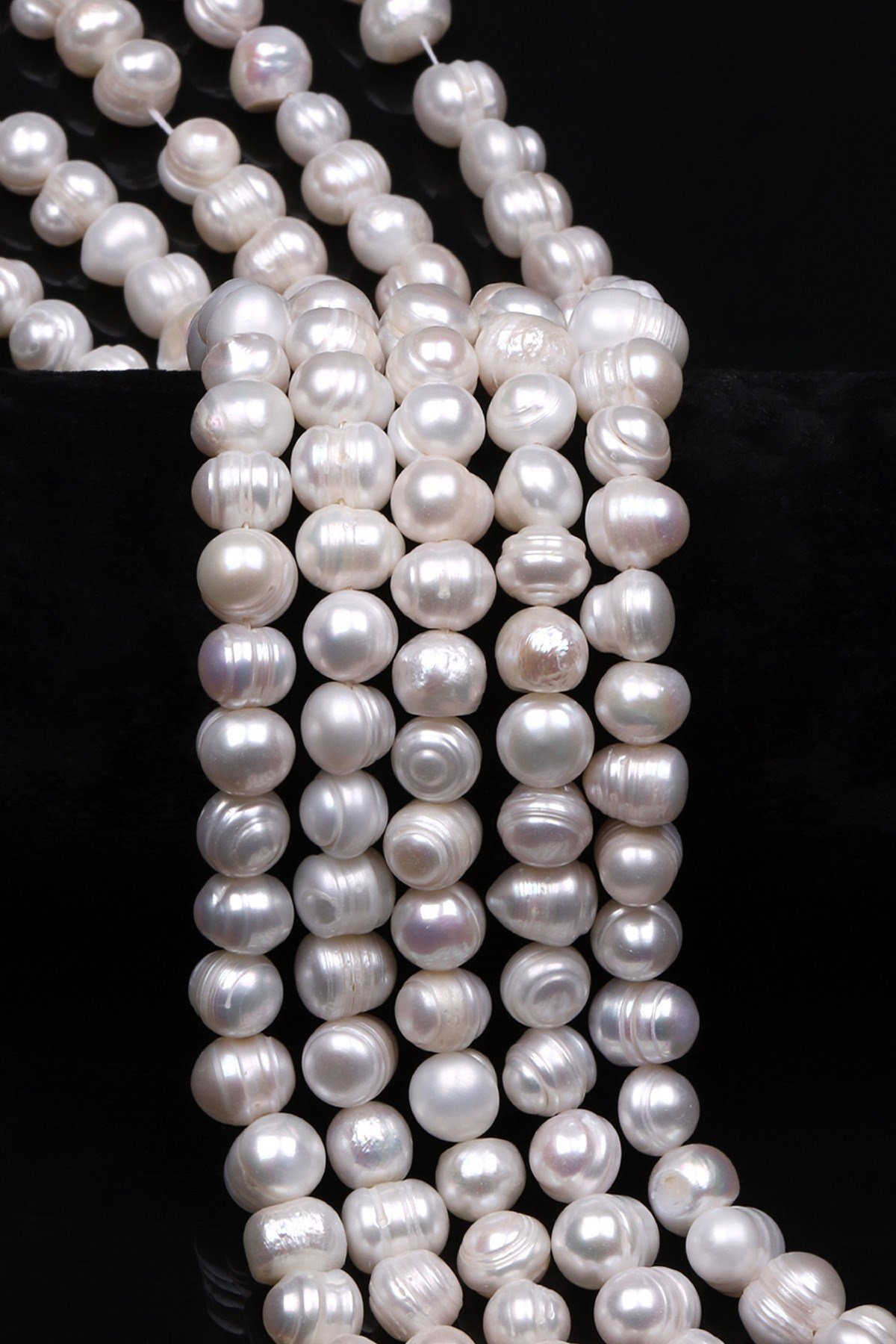 İnci Doğal Taş Dizi 9 x 10 mm Özel Kesim - DZ-0893