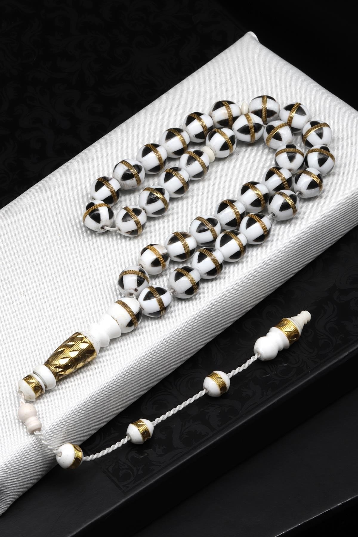 İşlemeli Kemik Tesbih 10 mm Küre Kesim