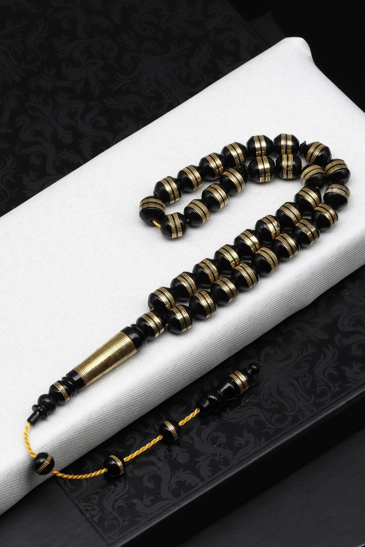 İşlemeli Kuka Ağacı Tesbih 7 x 8 mm Özel Kesim