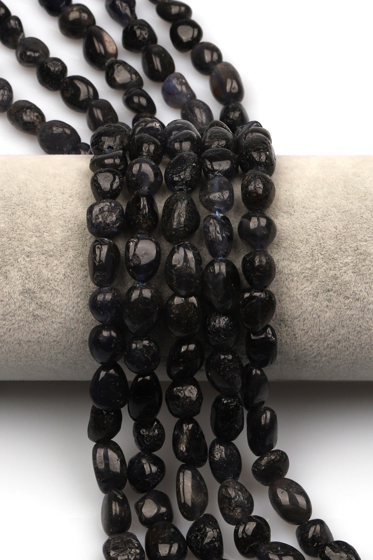 İyolit Doğal Taş Dizi 7 x 11 mm Mercimek Kesim - DZ-1228