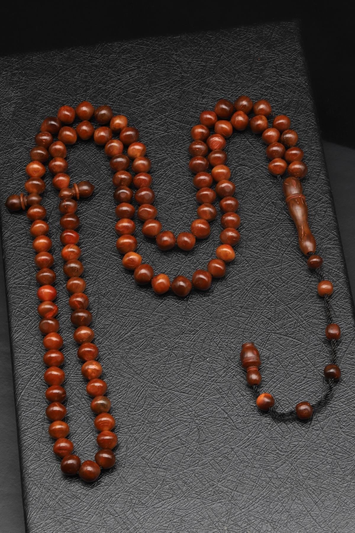 İznik Kuka Ağacı 99'Lu Tesbih 7 x 7 mm İstanbul Kesim