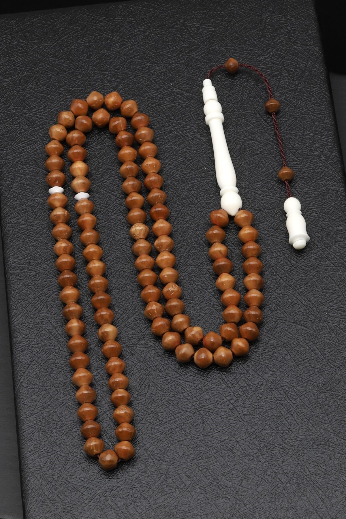 Kemik-Kuka Ağacı 99'lu Tesbih 6 x 7 mm İstanbul Kesim - T-1741
