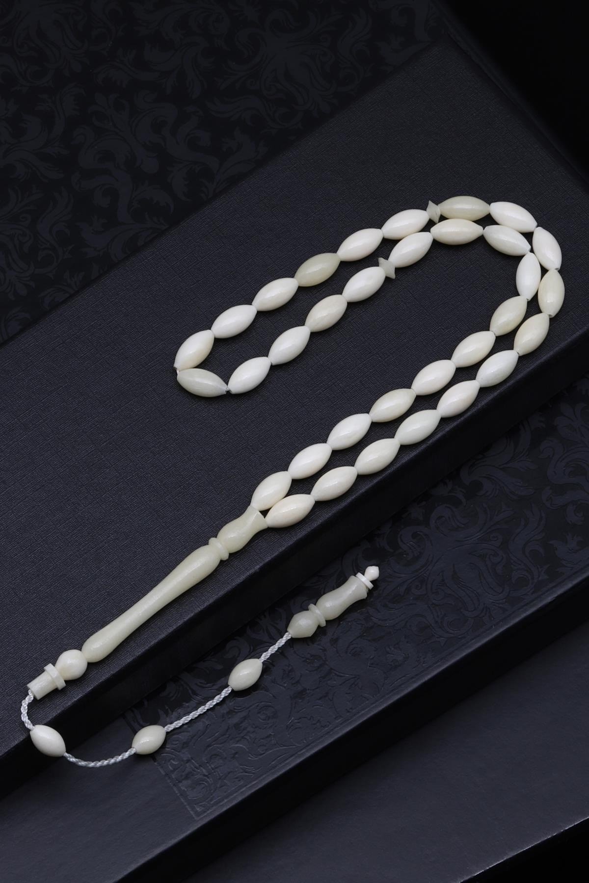 Kemik Tesbih 5 x 10 mm Arpa Kesim - T-1526