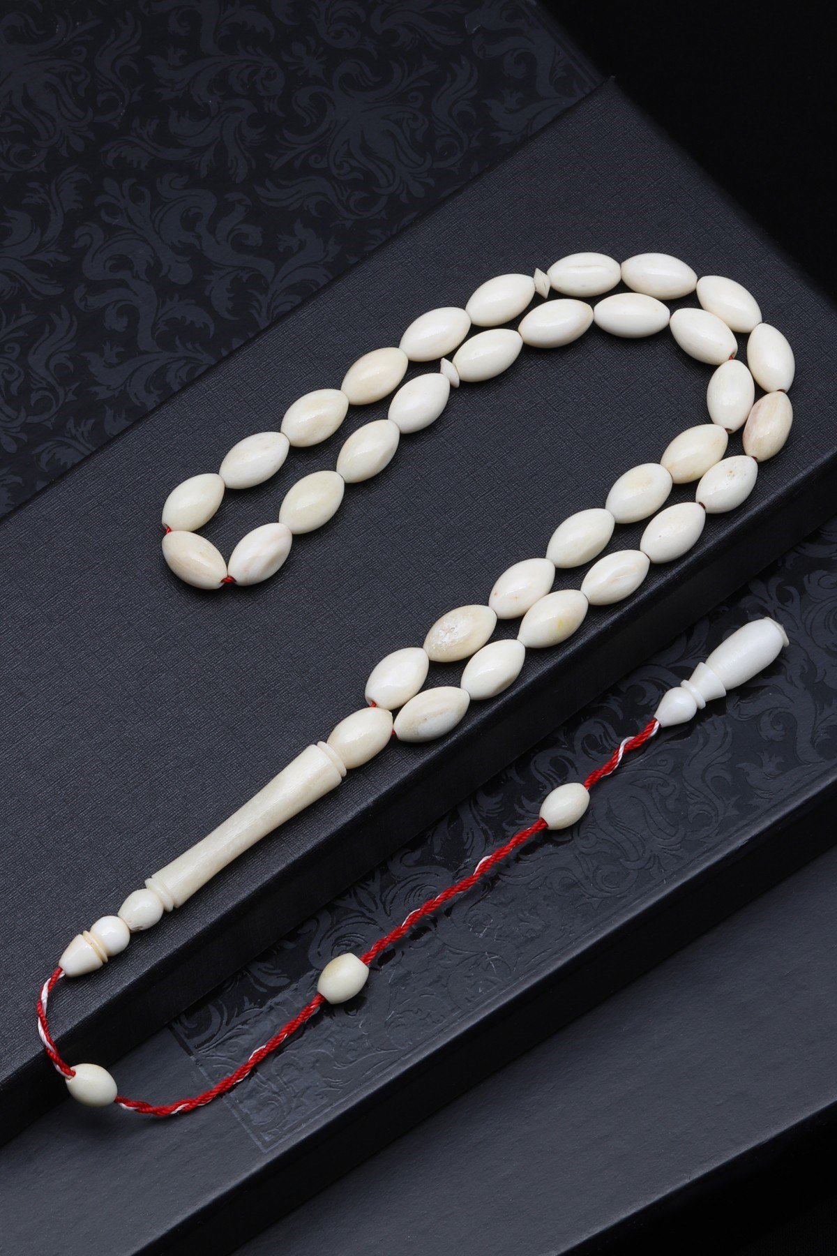 Kemik Tesbih 6 x 11 mm Arpa Kesim - T-1820