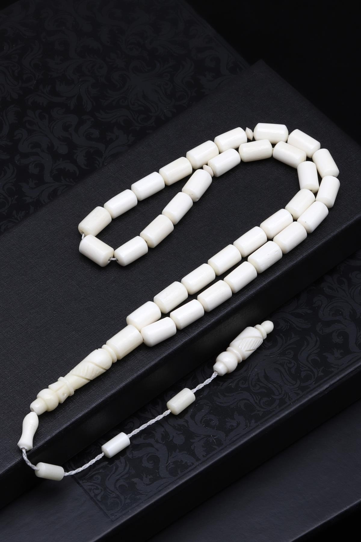 Kemik Tesbih 7 x 11 mm Kapsül Kesim