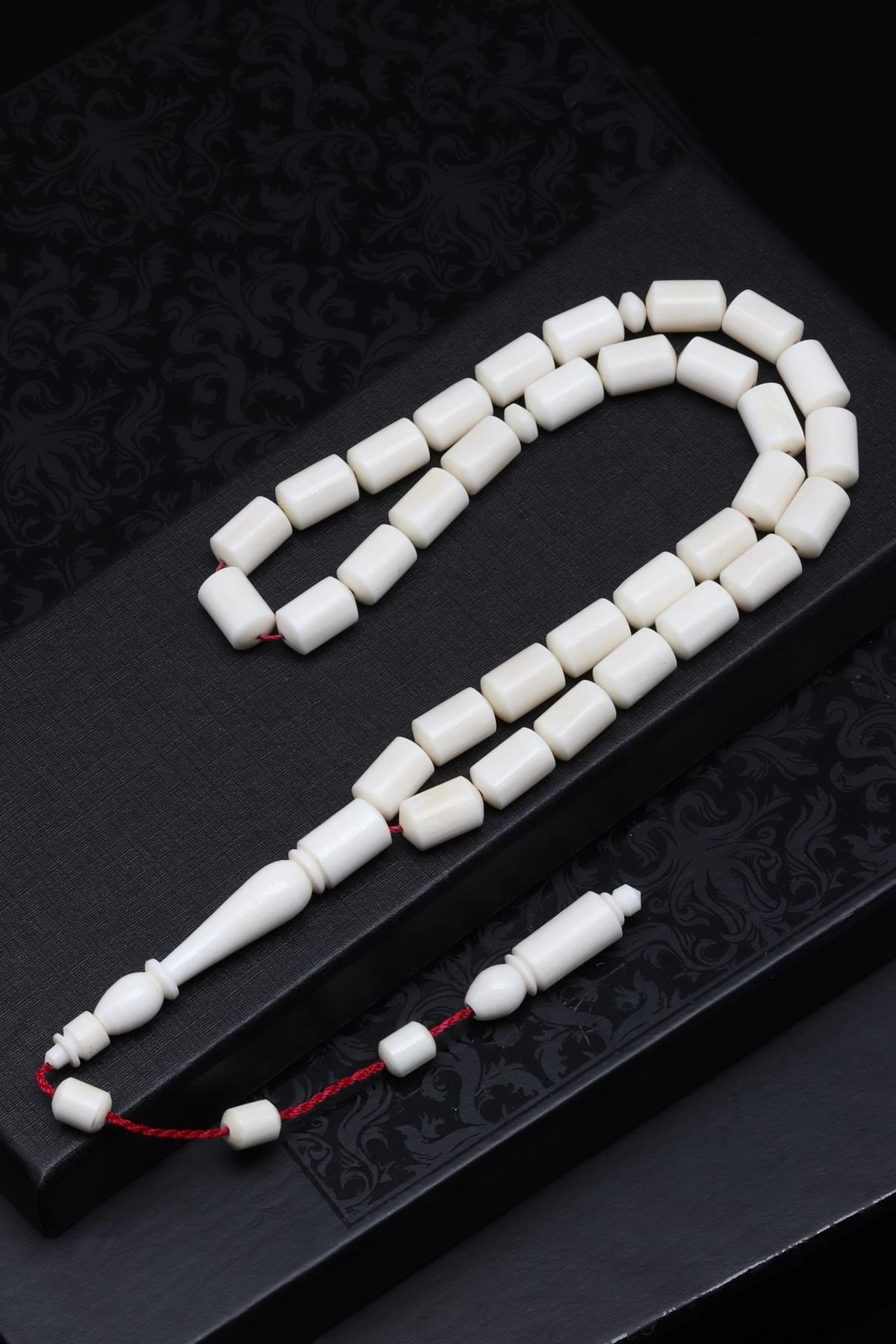 Kemik Tesbih 7 x 11 mm Silindir Kesim