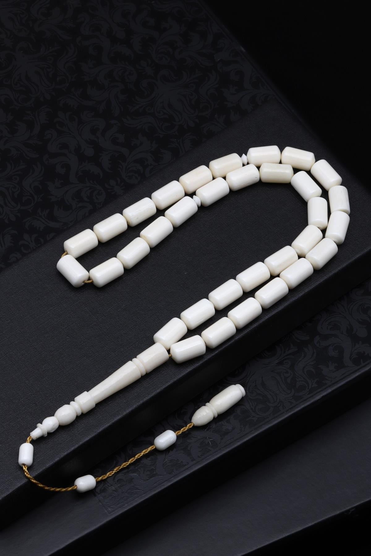 Kemik Tesbih 7 x 12 mm Kapsül Kesim