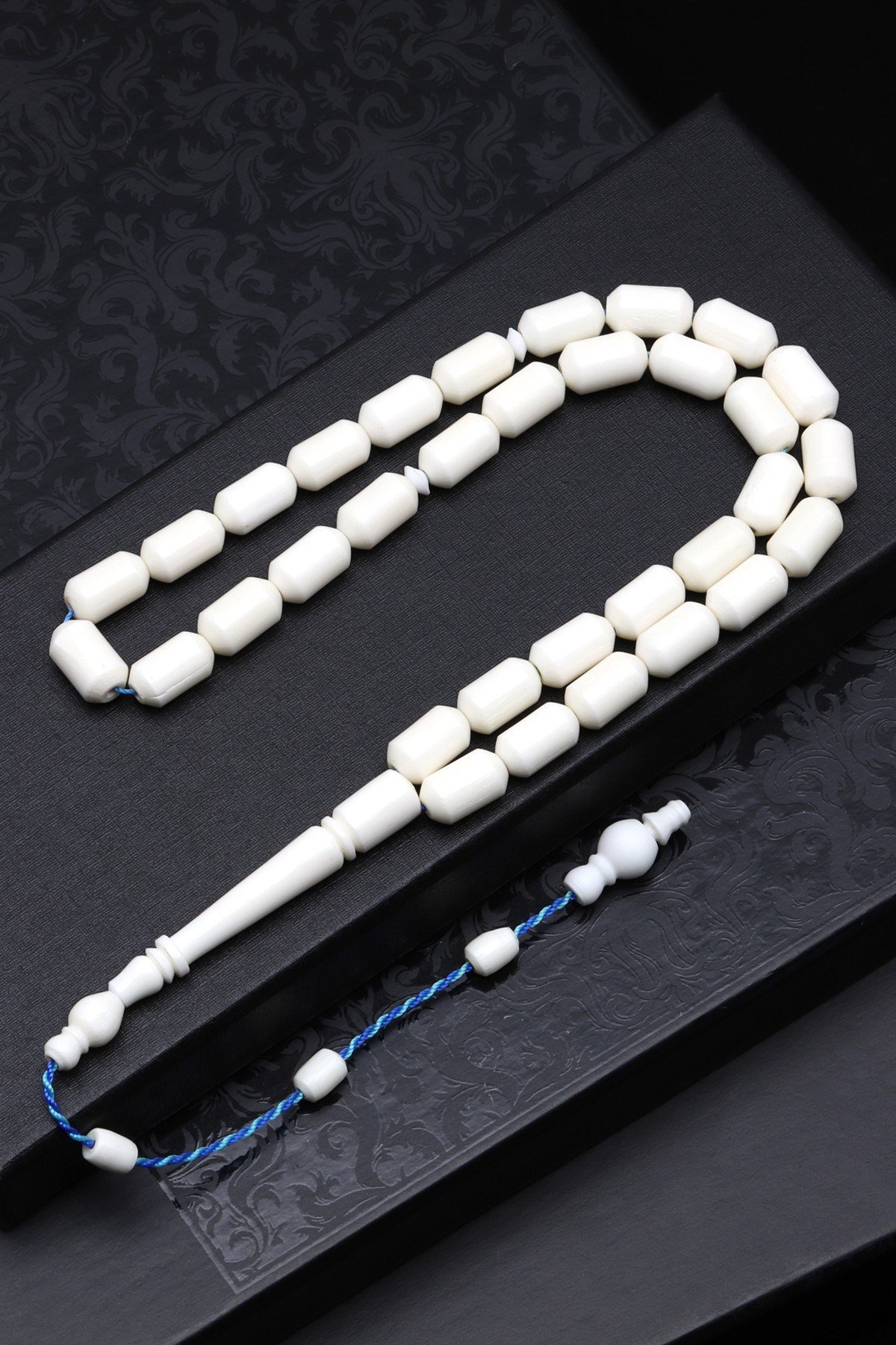 Kemik Tesbih 7 x 12 mm Silindir Kesim T-1732