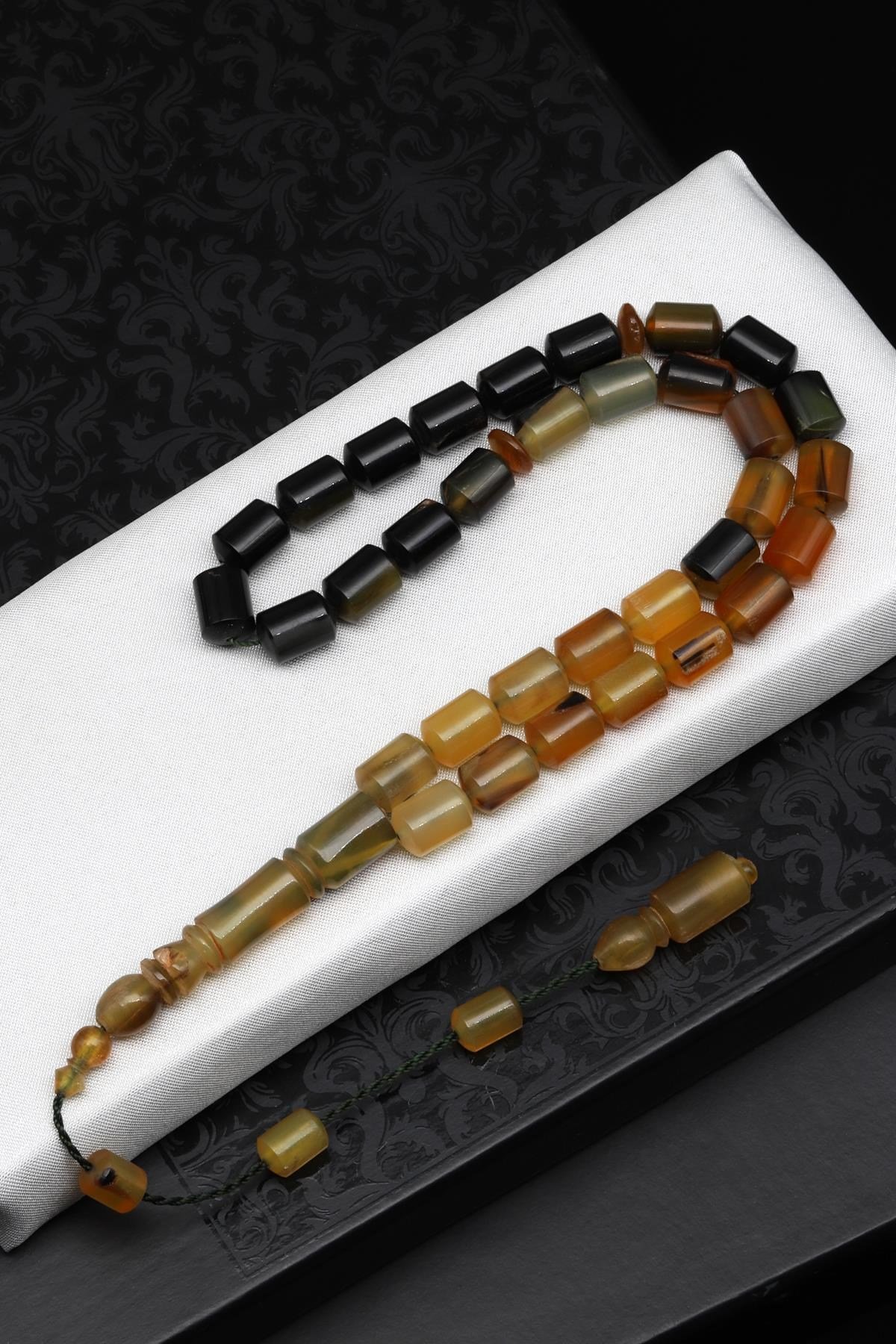 Koç Boynuzu Tesbih 8 x 11 mm Kesme Silindir Kesim