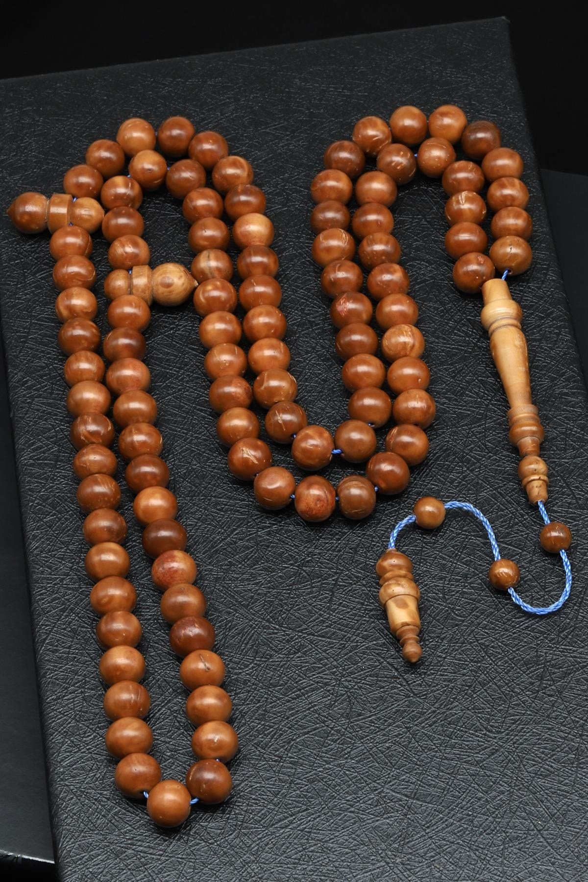 Kuka Ağacı 99'Lu Tesbih 9 x 8 mm Küre Kesim