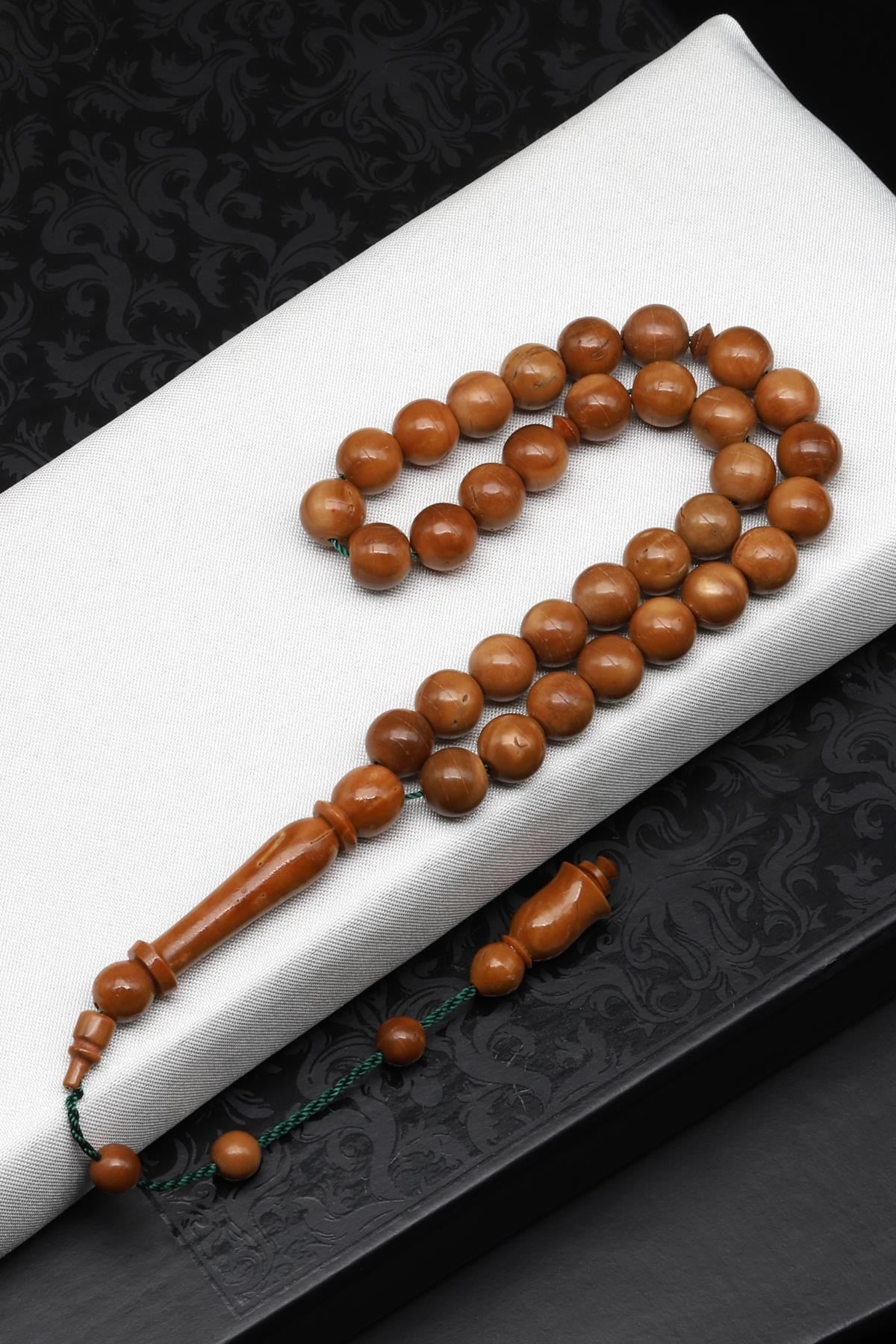 Kuka Ağacı Tesbih 8 mm Küre Kesim - 15 Gr.