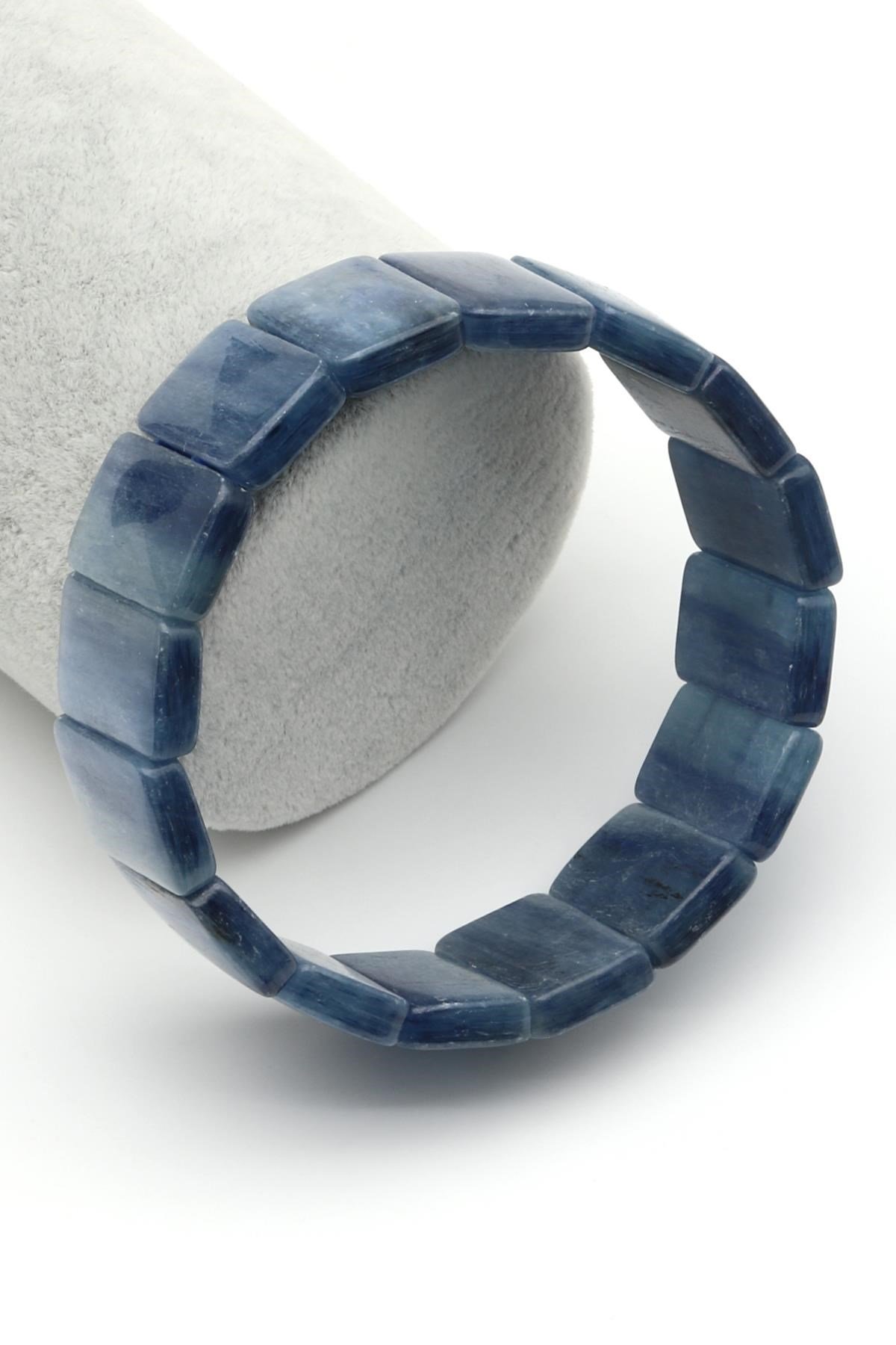 Kyanit Doğal Taş Bileklik 13 x 20 mm Özel Kesim