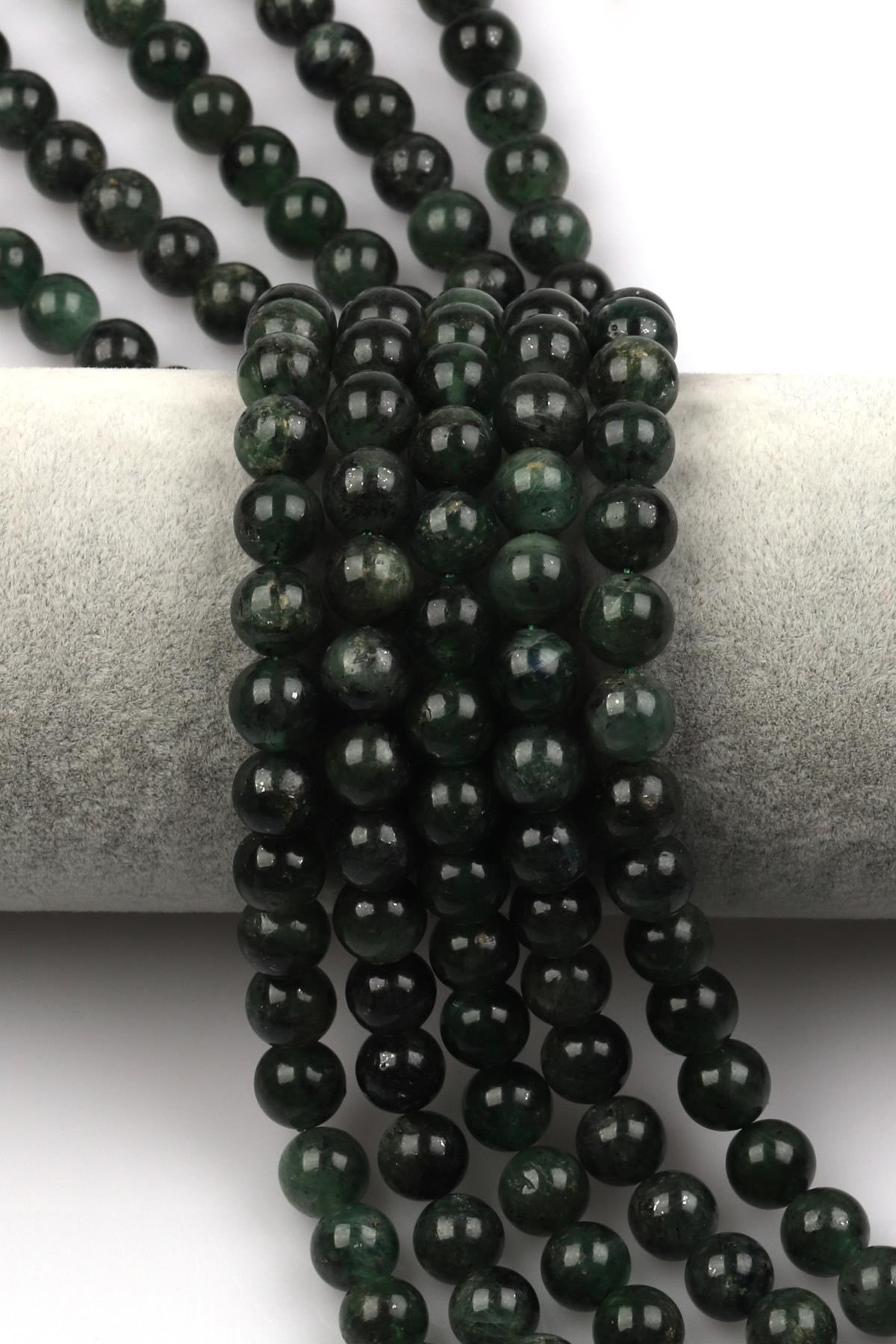 Kyanit Doğal Taş Dizi 8 mm Küre Kesim