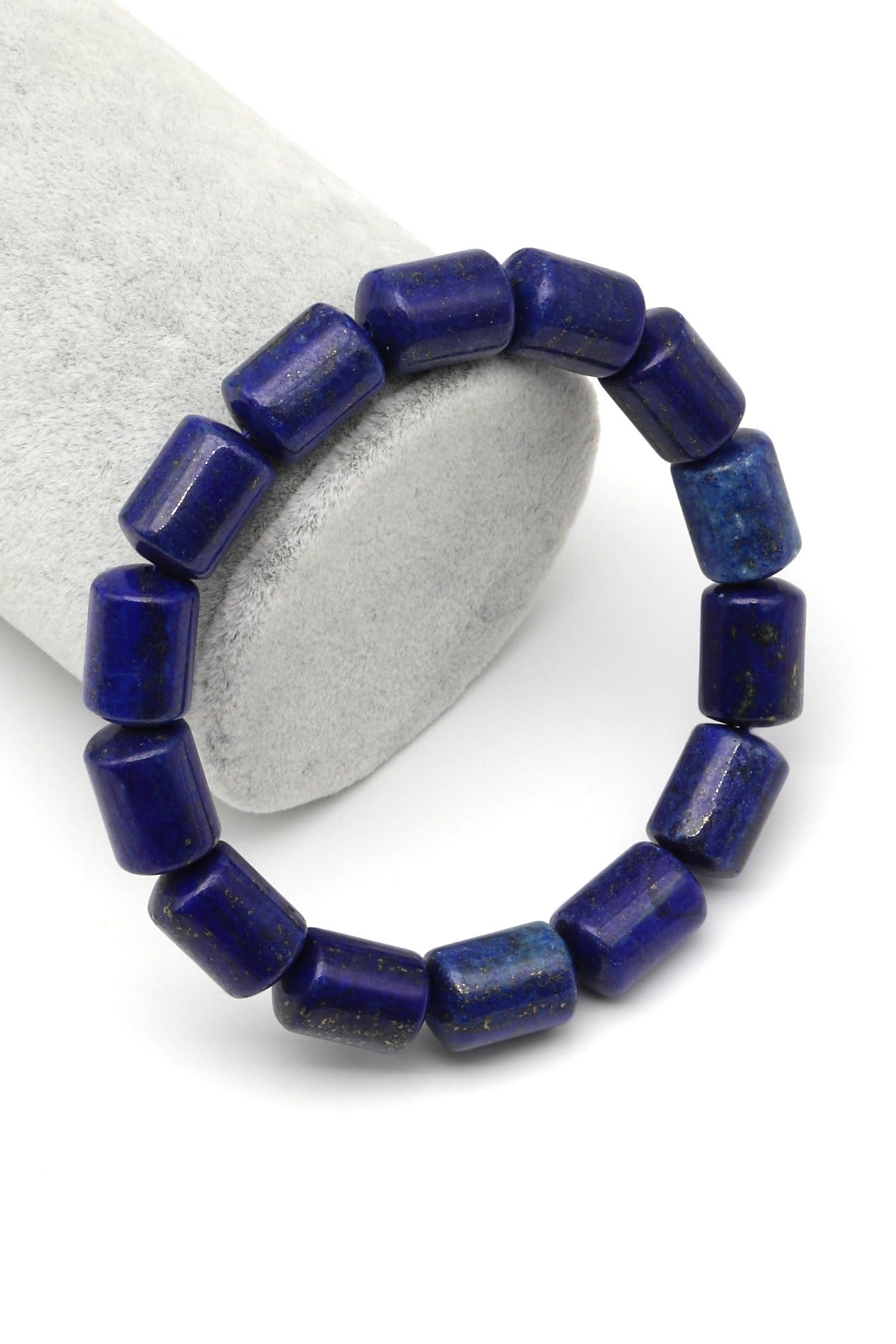 Lapis Lazuli Doğal Taş Bileklik 10 x 14 mm Özel Kesim - BLK-2439