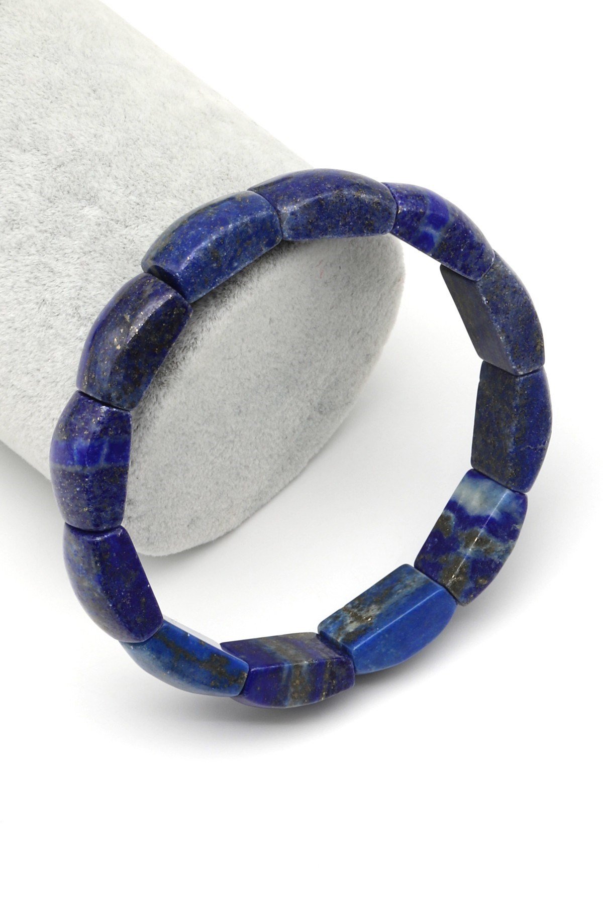 Lapis Lazuli Doğal Taş Bileklik 10 x 17 mm Özel Kesim - BLK-2375