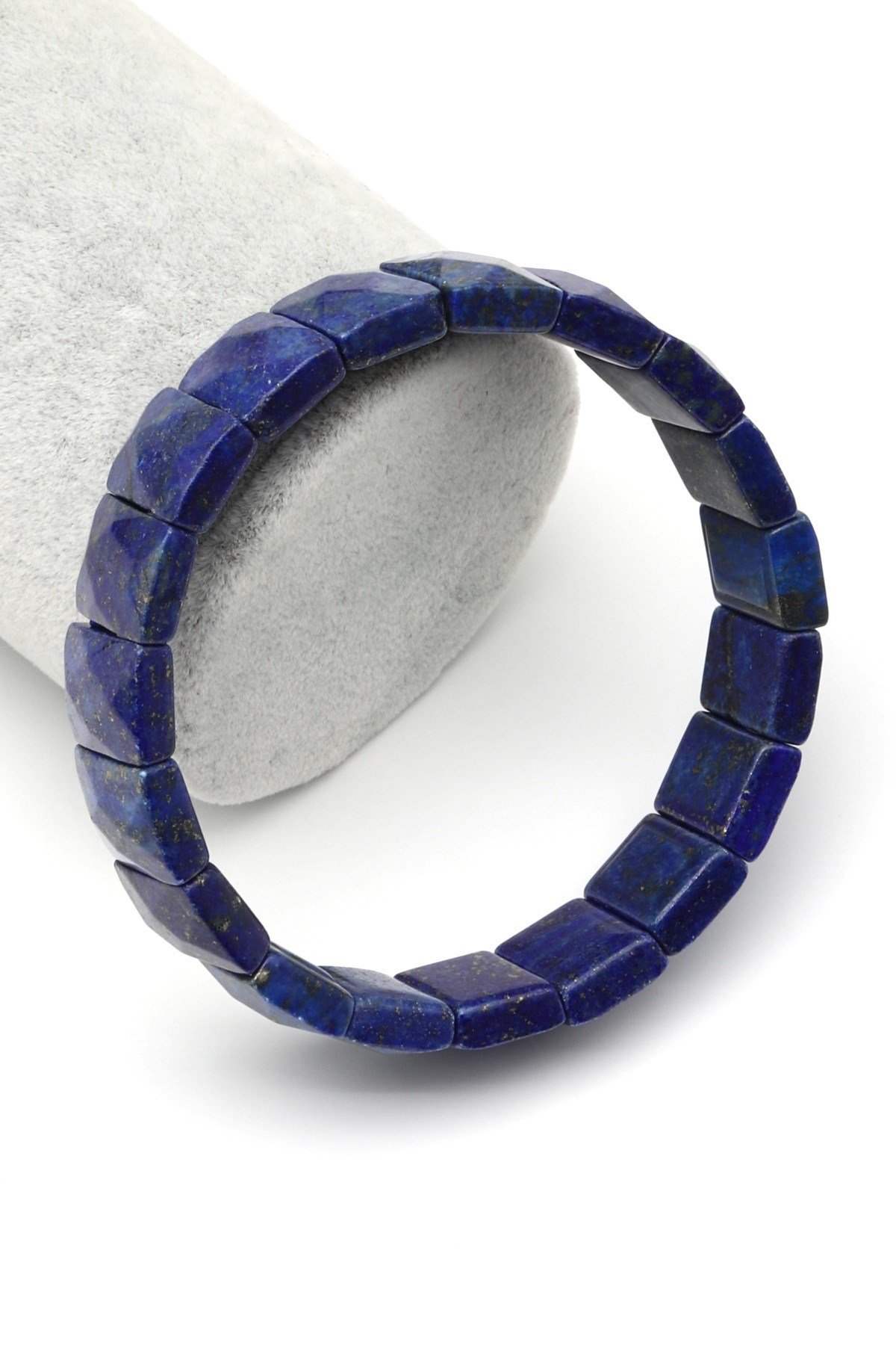 Lapis Lazuli Doğal Taş Bileklik 11 x 15 mm Özel Kesim - BLK-2374