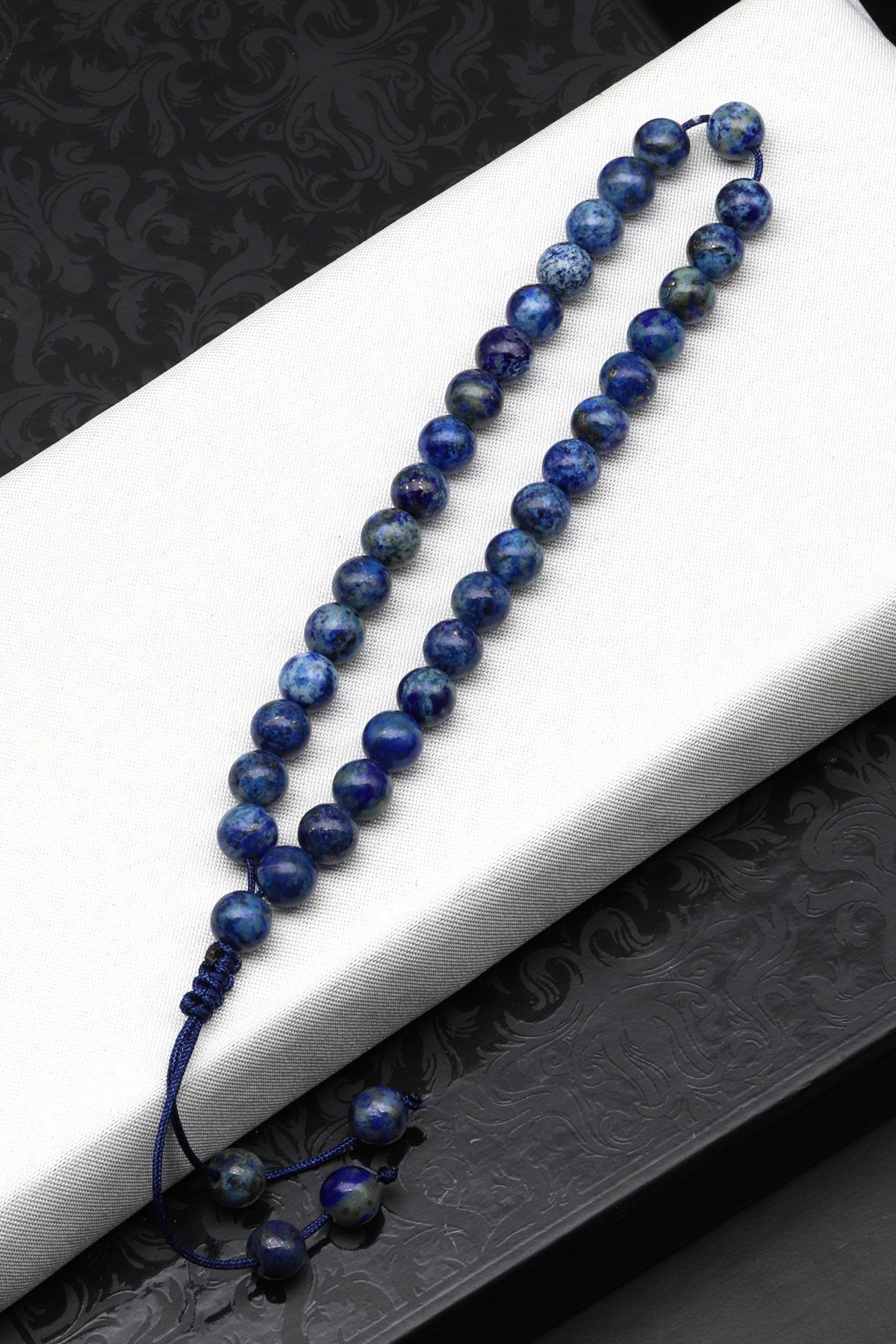 Lapis Lazuli Doğal Taş Bileklik Tesbih 6 mm Küre Kesim TSB-0481