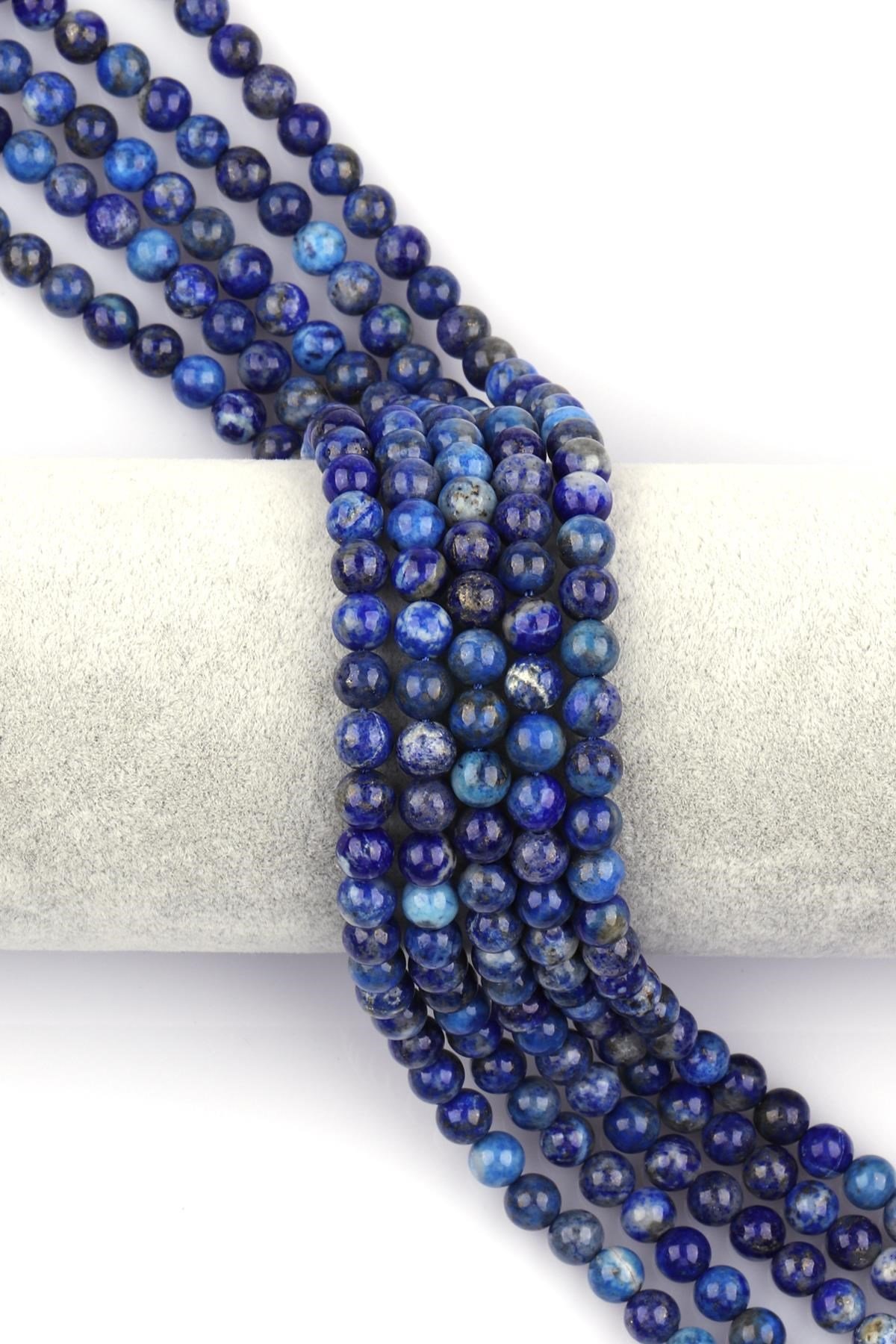 Lapis Lazuli Doğal Taş Dizi 6 mm Küre Kesim 