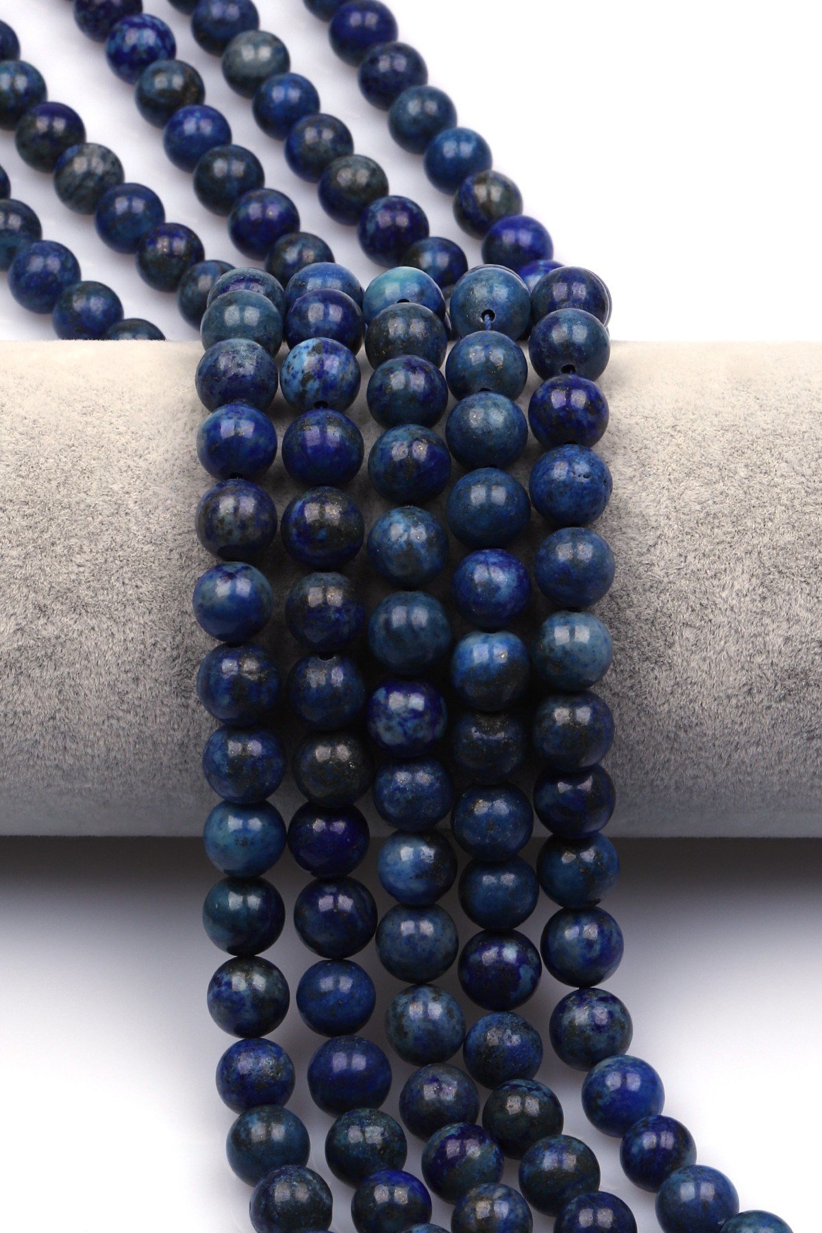 Lapis Lazuli Doğal Taş Dizi 8 mm Küre Kesim - DZ-1458