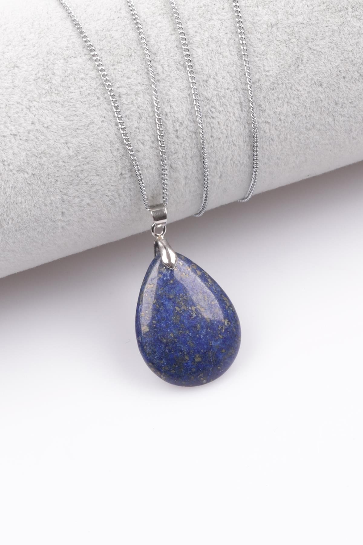 Lapis Lazuli Doğal Taş Kolye