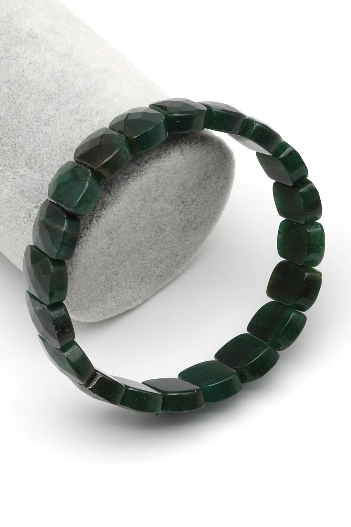 Mikaşist Doğal Taş Bileklik 10 x 15 mm Özel Kesim