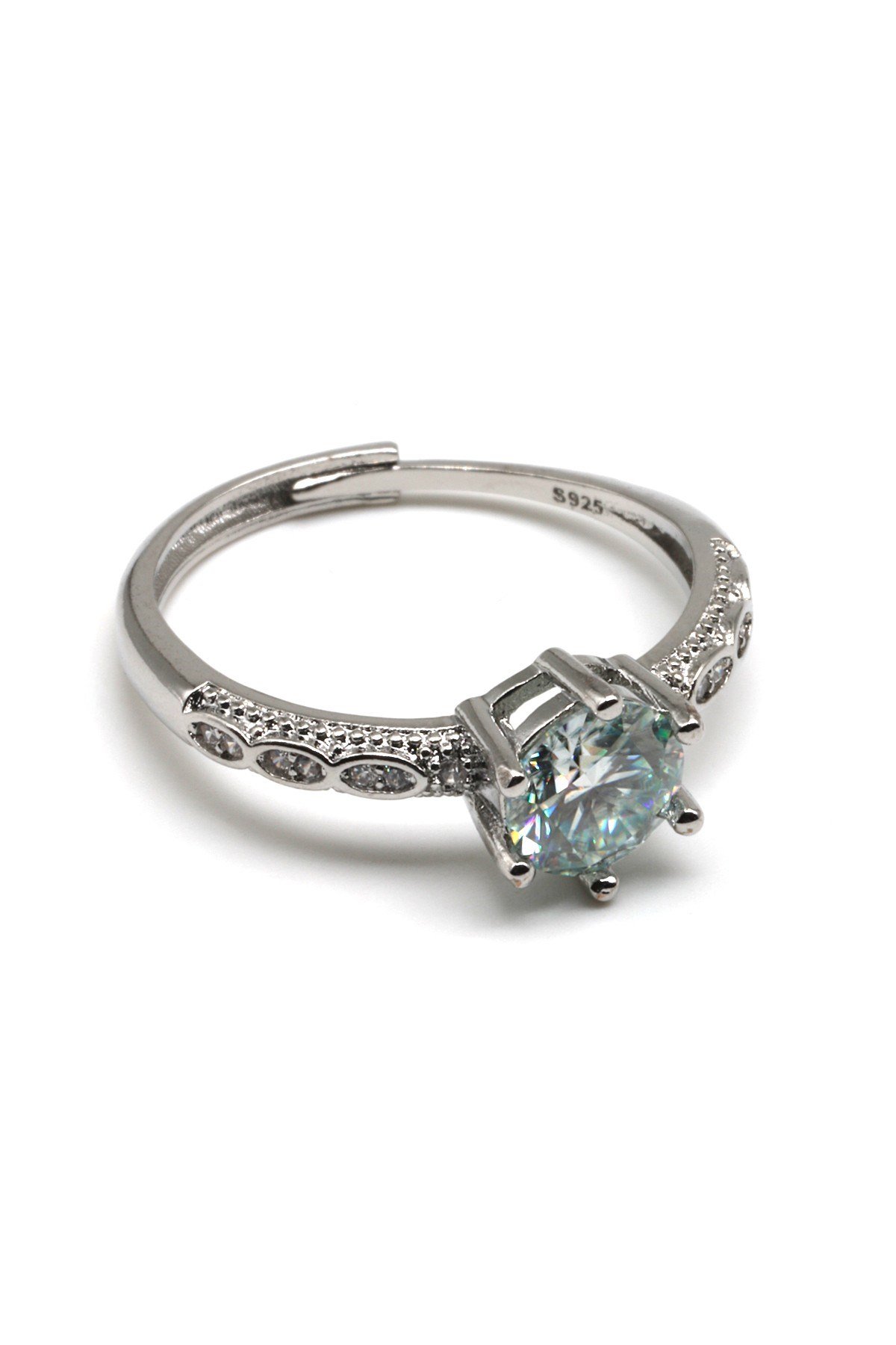 Moissanite Ayarlanabilir Yüzük - YZK-0163
