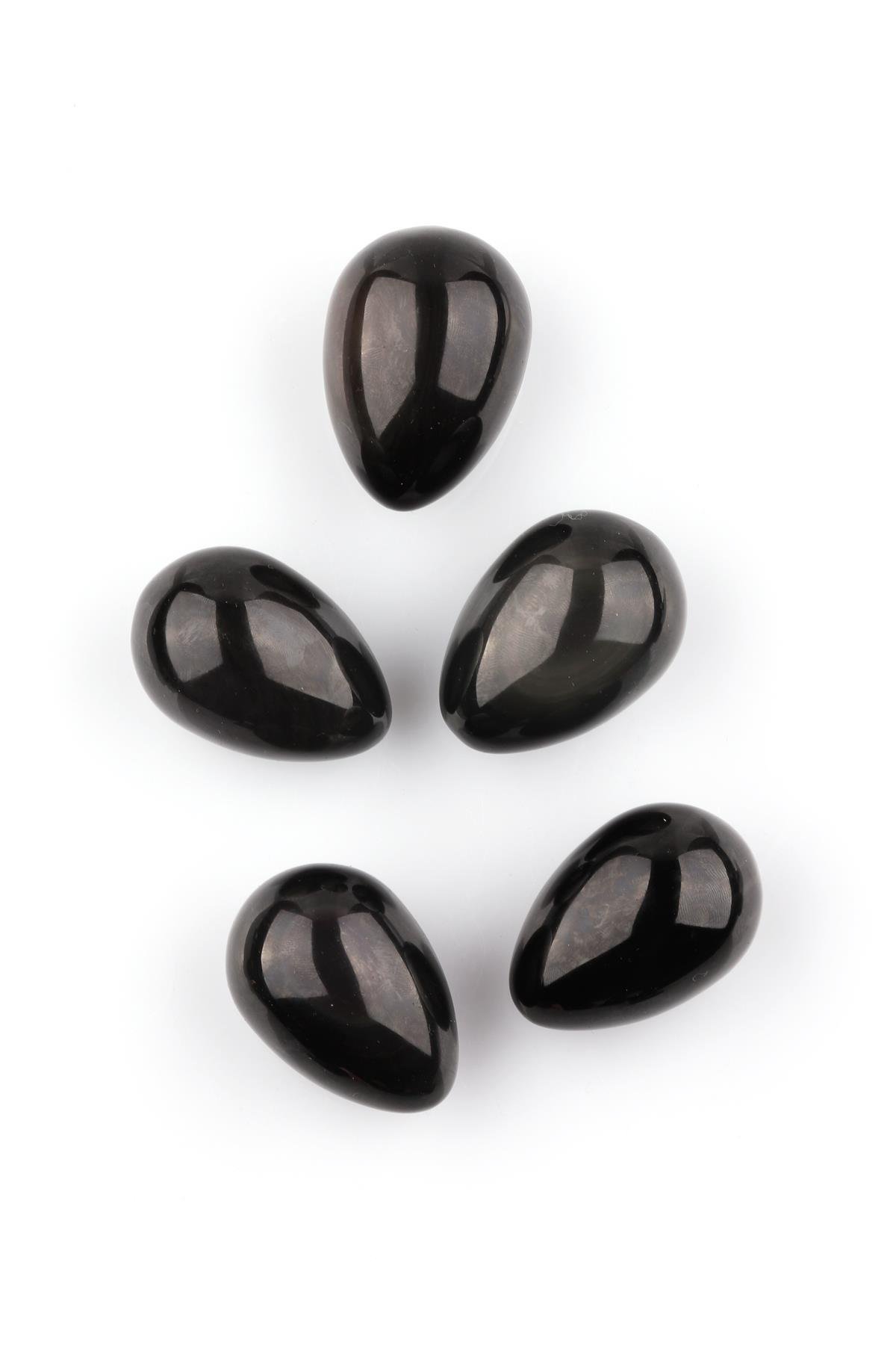 Obsidyen Doğal Taş Yumurta