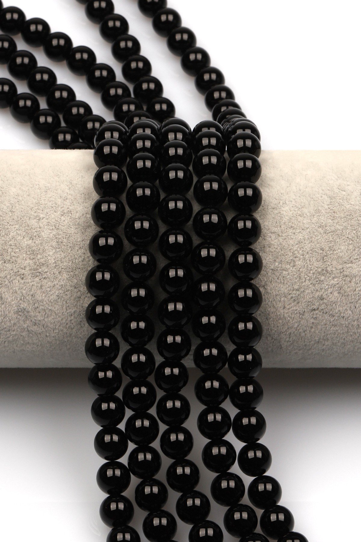 Oniks  Doğal Taş Dizi 8 mm Küre Kesim - DZ-1073