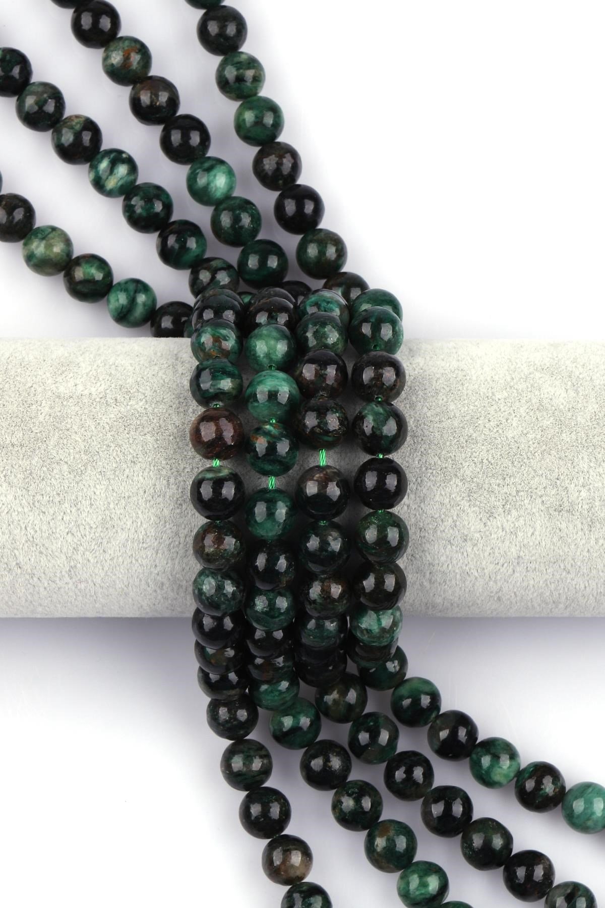 Phlogopite Doğal Taş Dizi 10 mm Küre Kesim