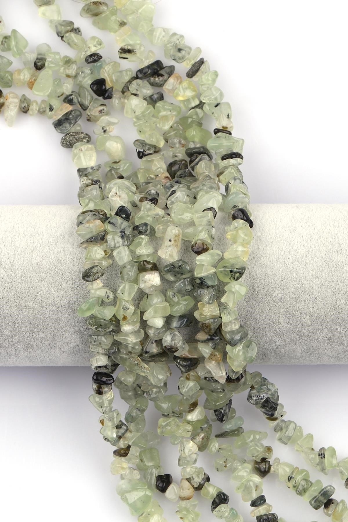 Prehnite Doğal Taş Kırıktaş Dizi