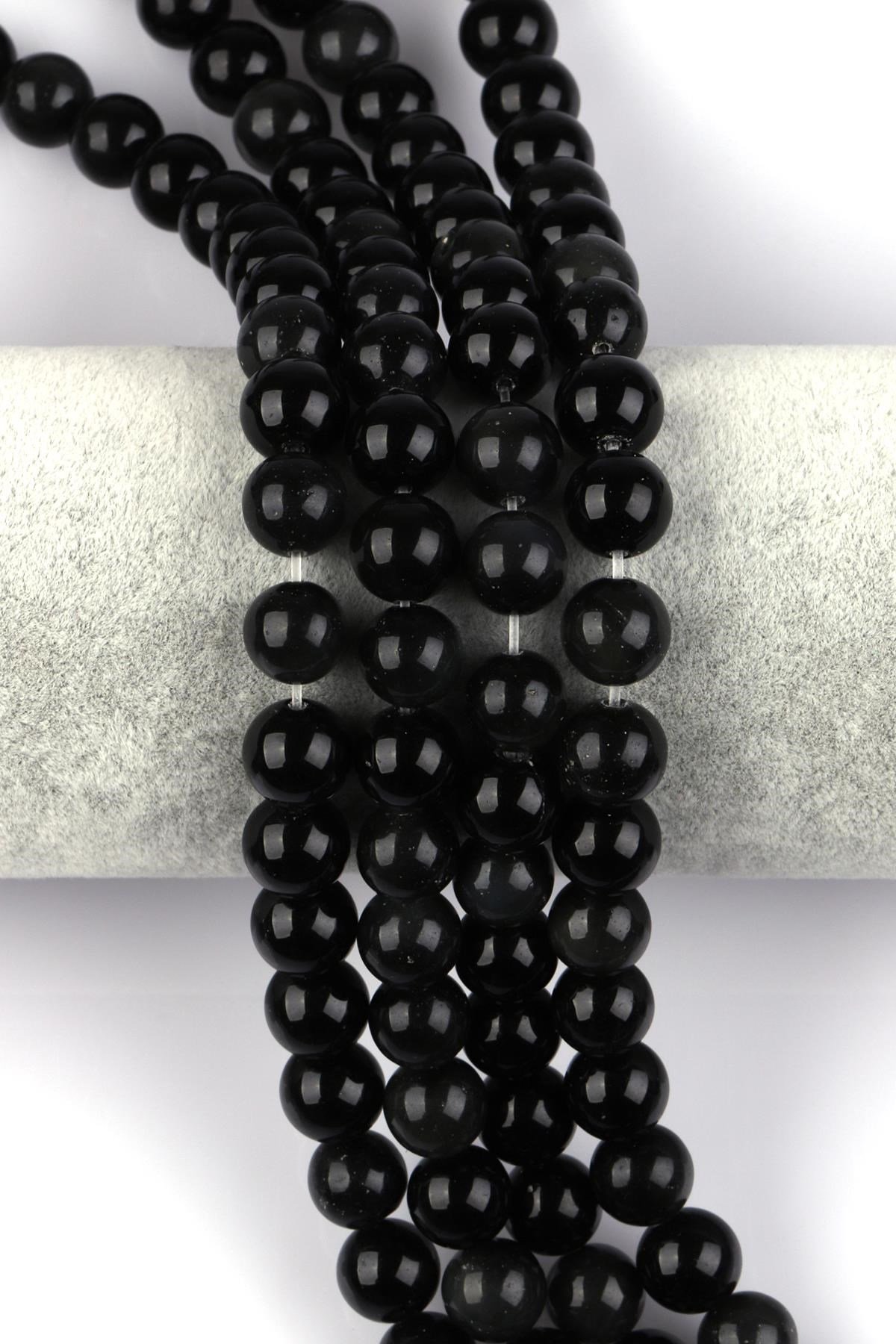 Rainbow Obsidyen Doğal Taş Dizi 10 mm Küre Kesim