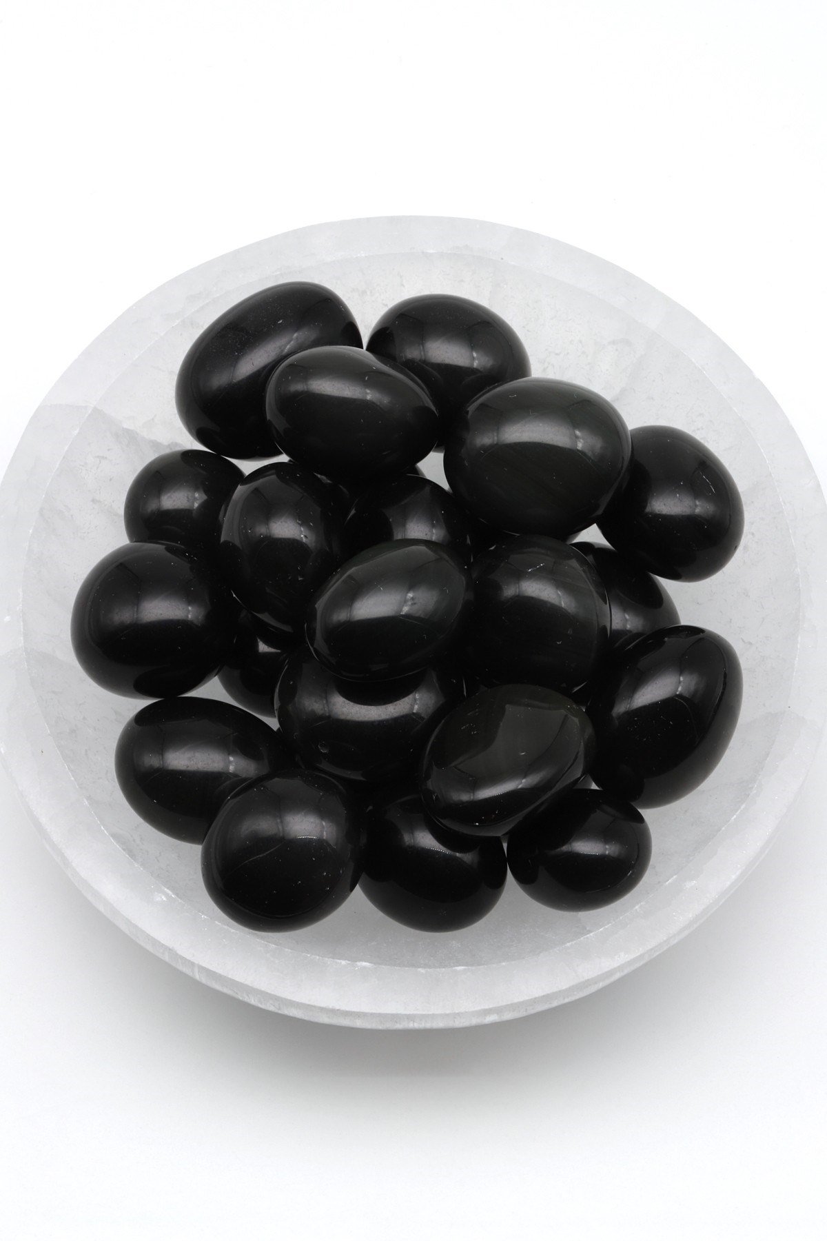 Rainbow Obsidyen Doğal Taş Tamburlanmış Parça - Tımbıl