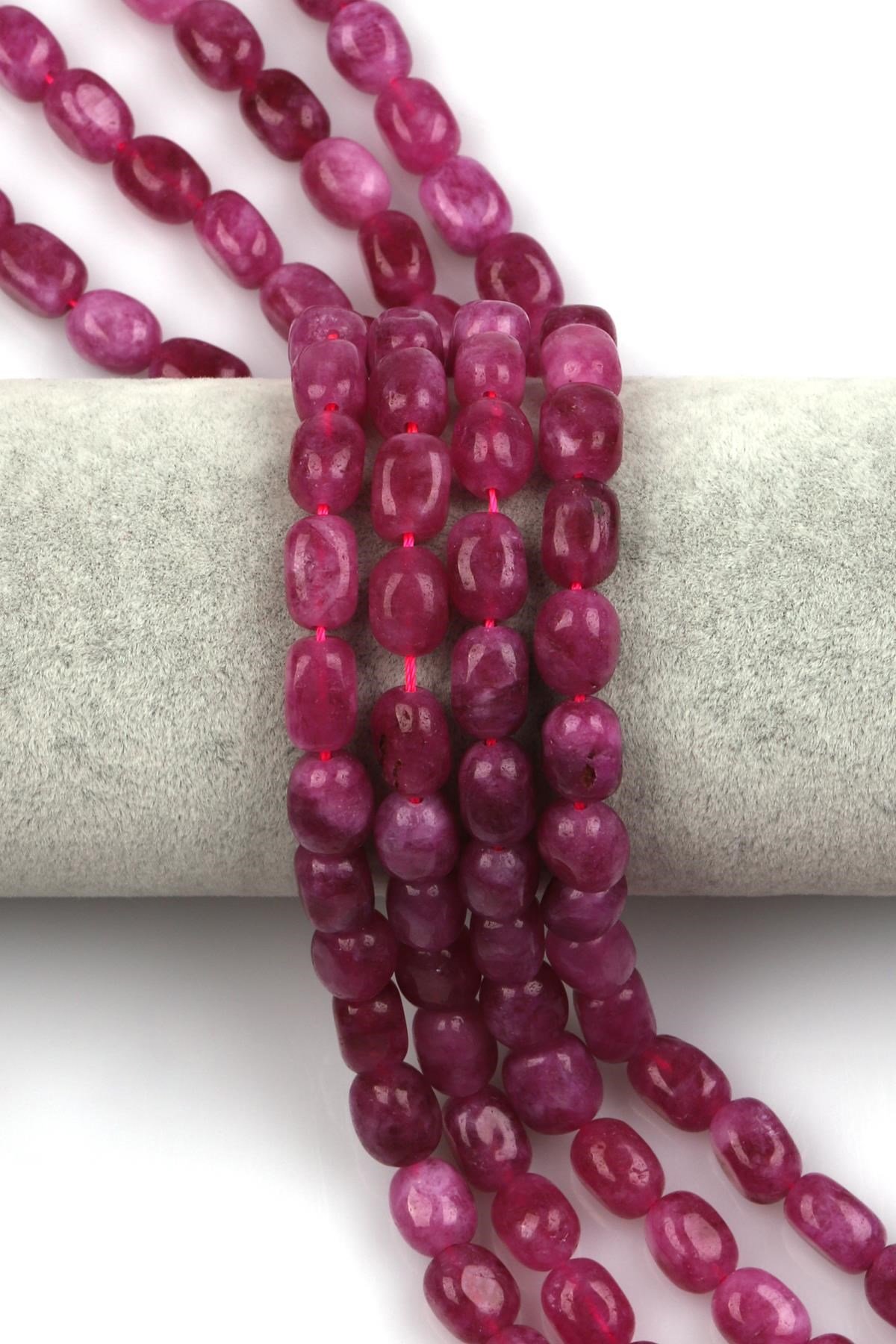 Renkli Kuvars Doğal Taş Dizi 7 x 11 mm Şekilsiz Kesim
