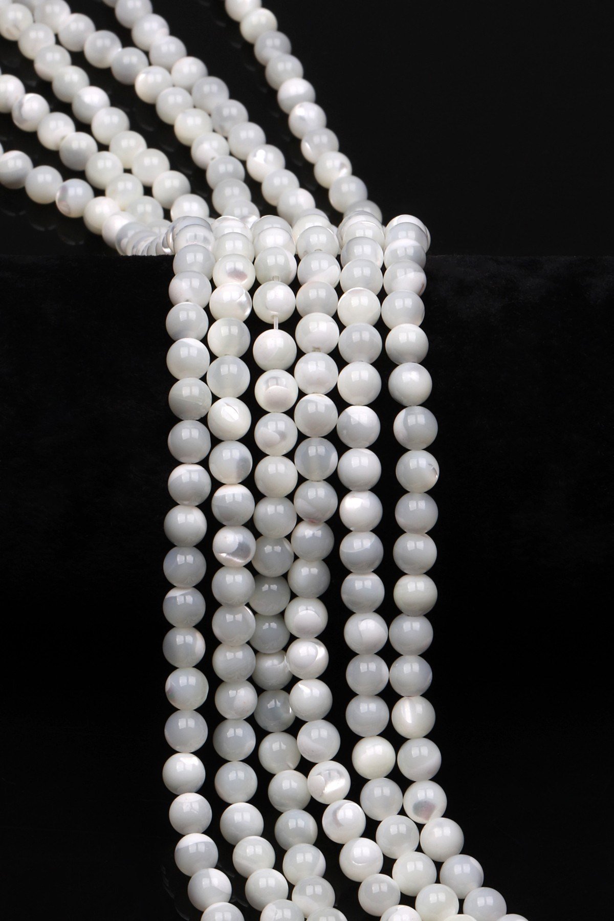 Sedef Doğal Taş Dizi 6 mm Küre Kesim - DZ-0927