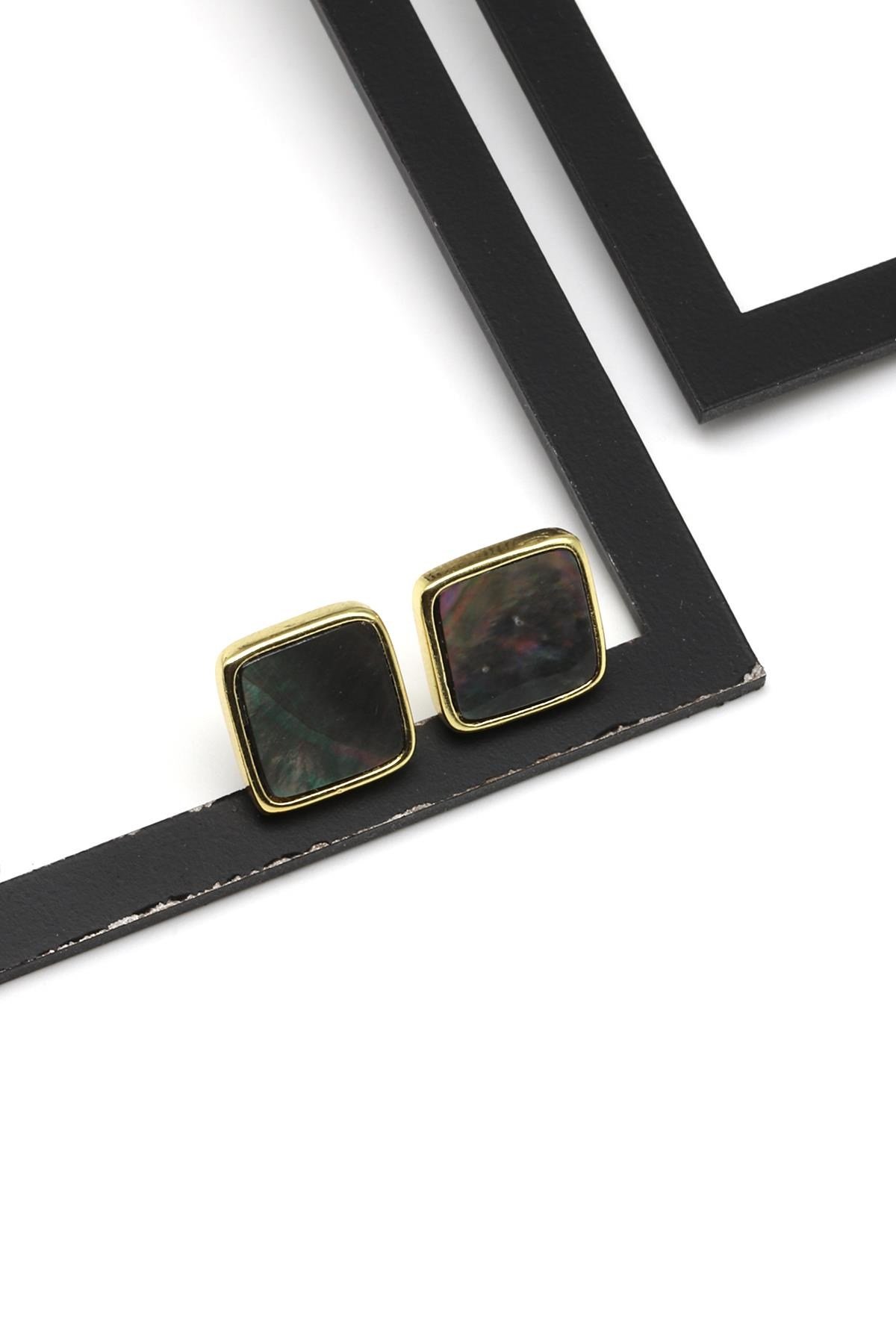 Sedef Doğal Taş Küpe - KP-0261