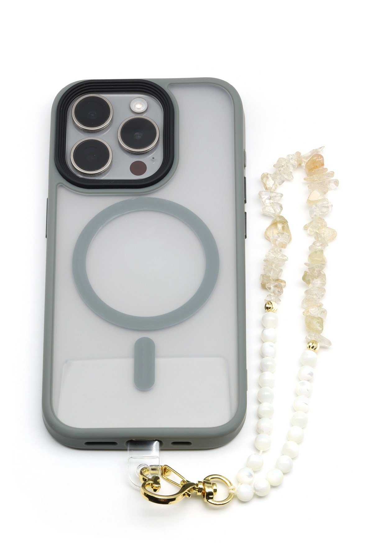 Sedef-Sitrin Doğal Taş Telefon Askısı - ANH-0136