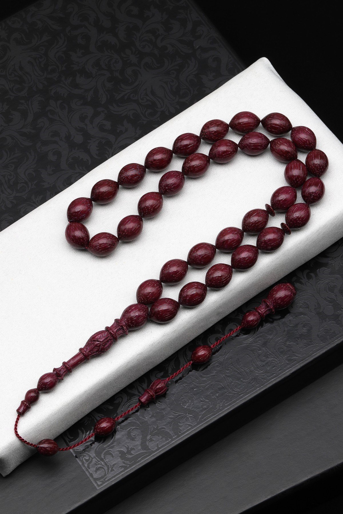 Selamet Şeker Morgül Ağacı Tesbih 9 x 12 mm Beyzi Kesim - TGMS-5