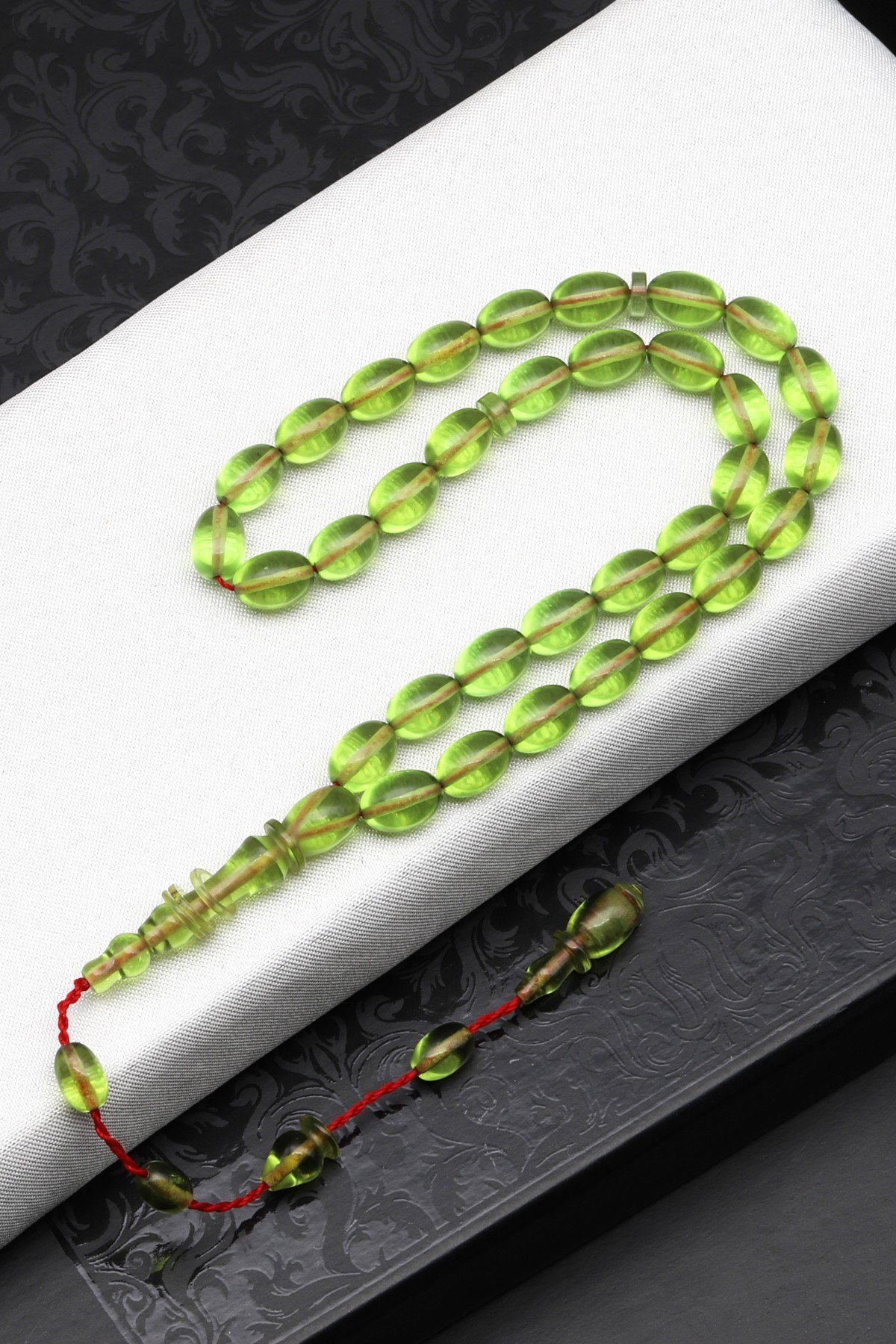 Serkan Başkan Sıkma Tesbih 6 x 8 mm Beyzi Kesim - T-1662