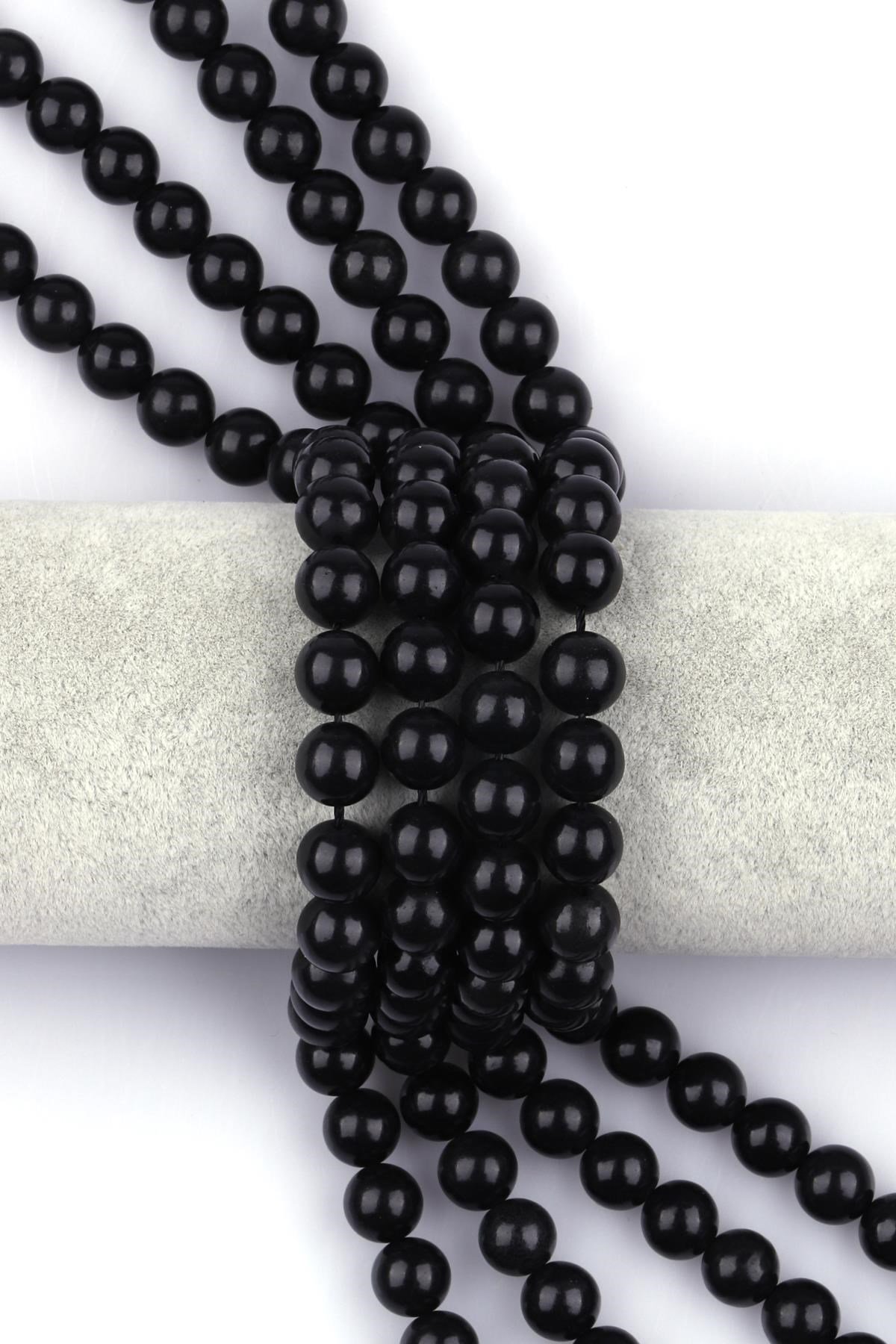 Shungite Doğal Taş Dizi 10 mm Küre Kesim