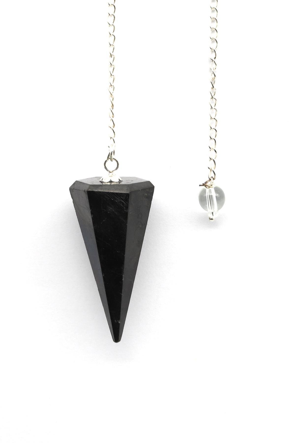 Shungite Doğal Taş Pandül