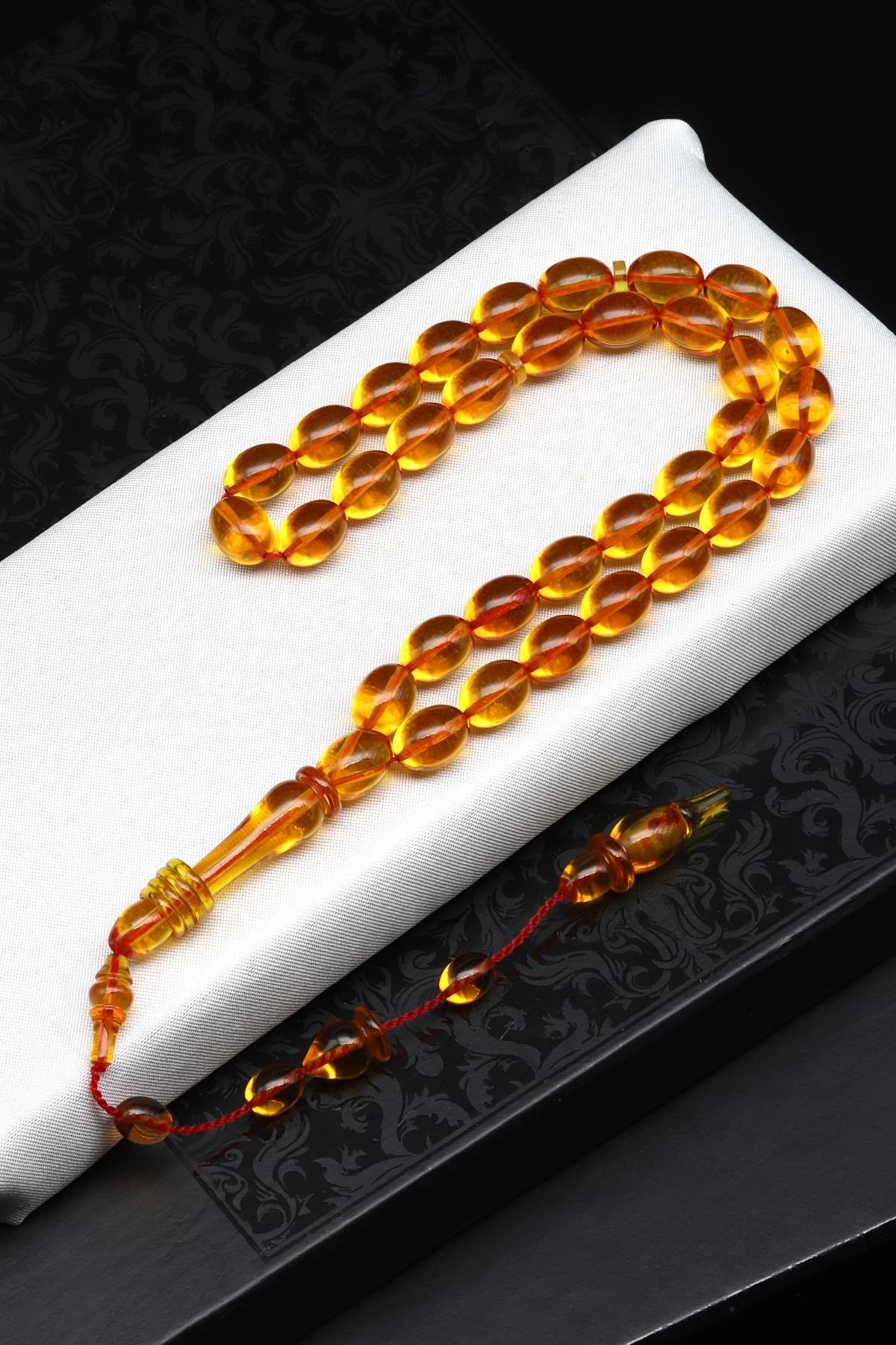 Sıkma Tesbih 8 x 11 mm Badem Kesim