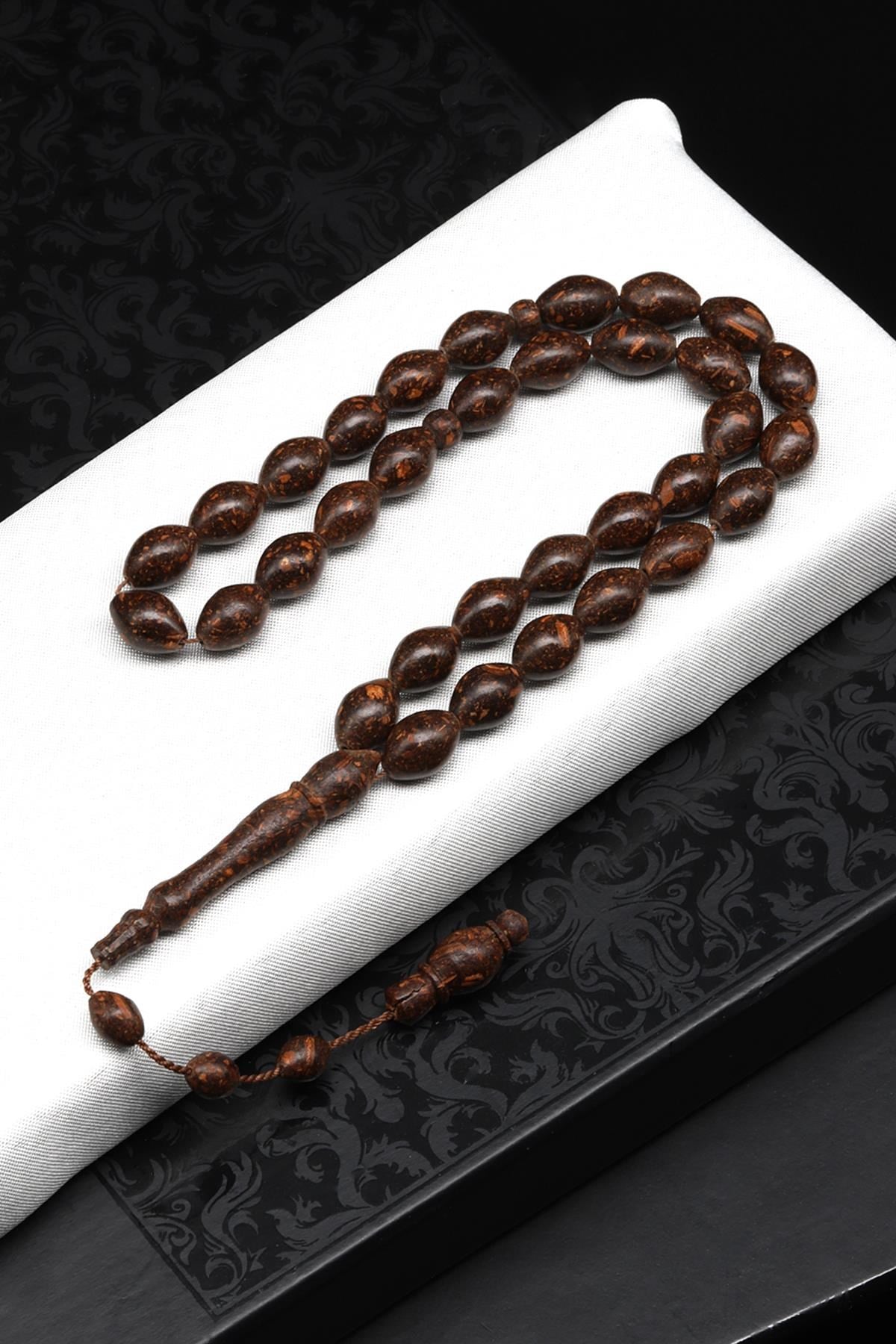 Tarçın Ağacı Kabuğu Tesbih 7 x 11 mm Beyzi Kesim