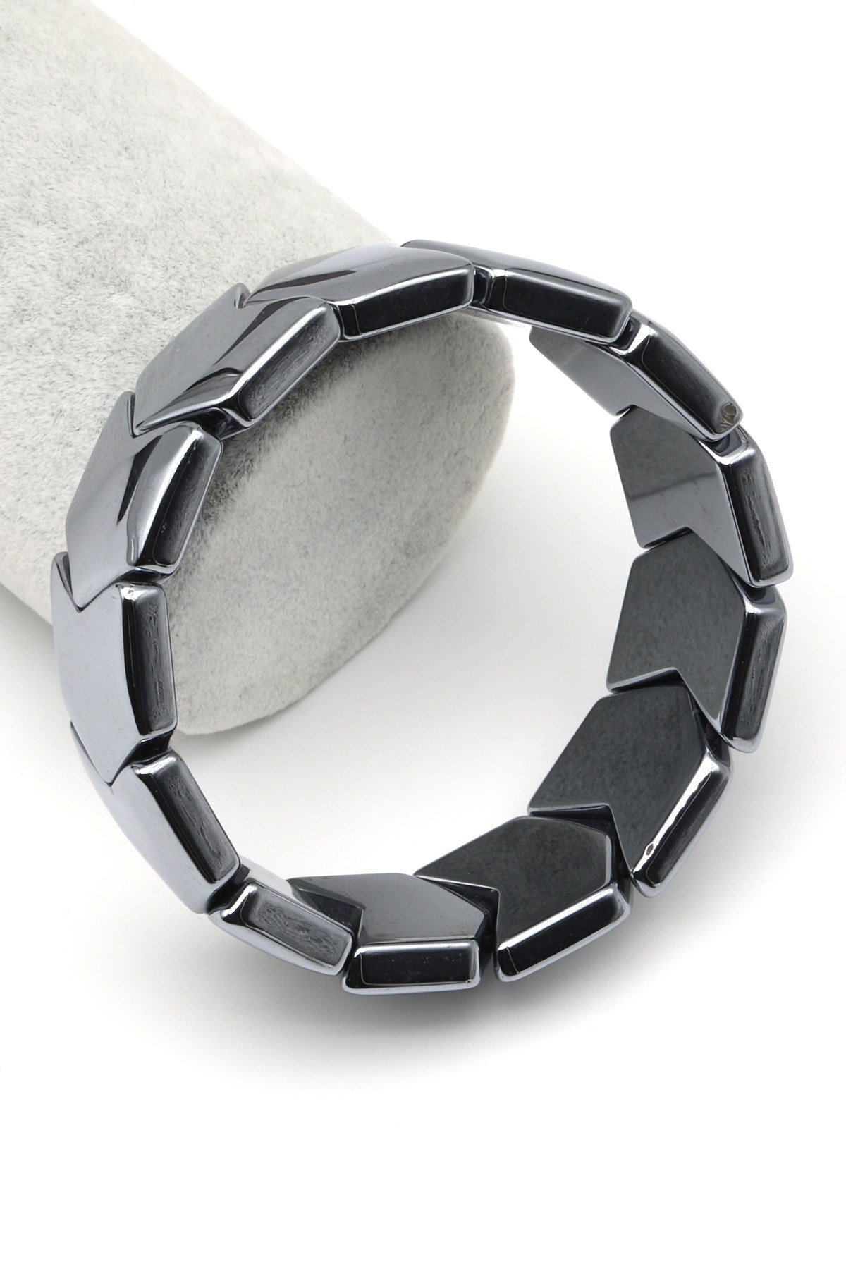 Terahertz Doğal Taş Bileklik 21 x 21 mm Özel Kesim - BLK-2424